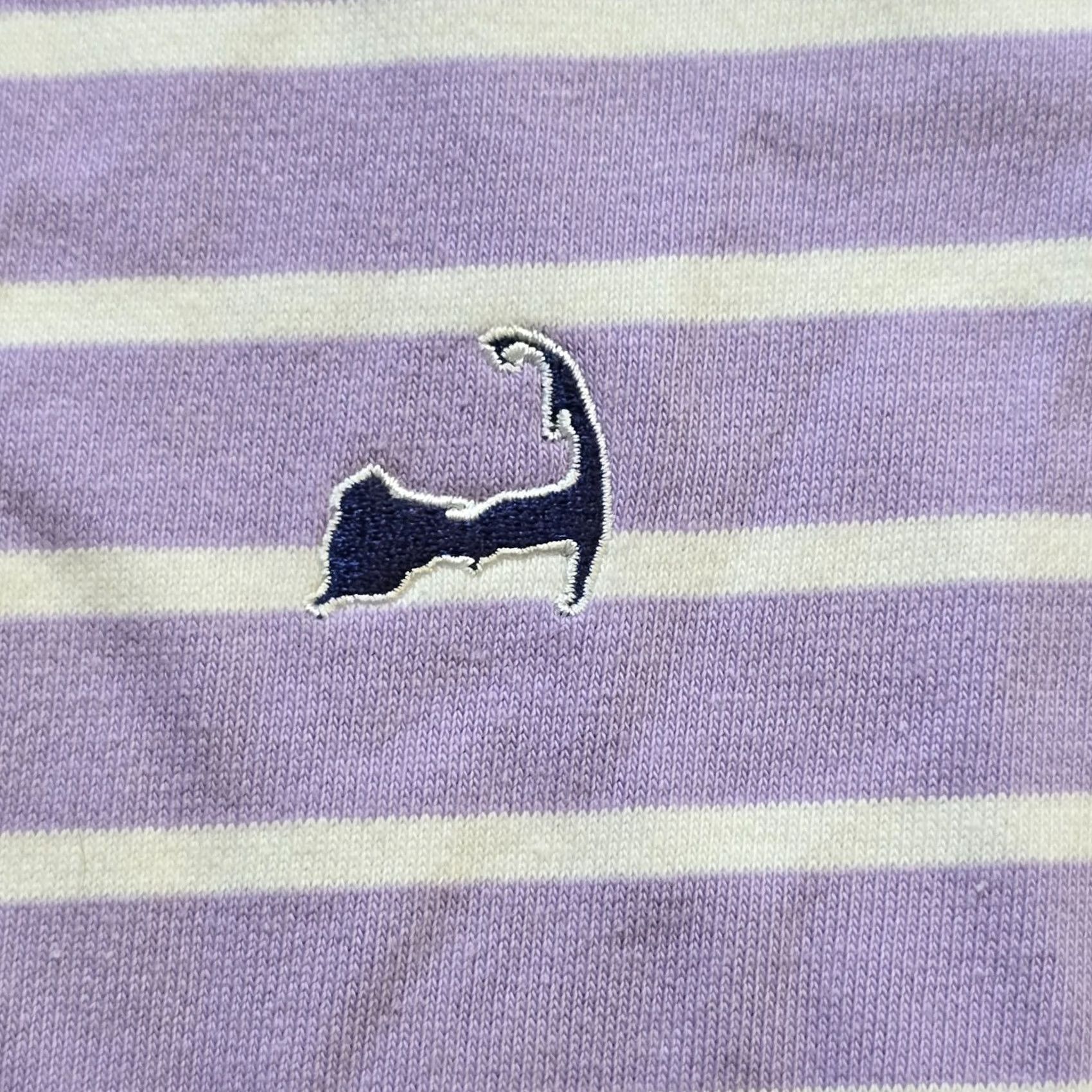 Vintage Cuffy's Massachusetts Sweatshirt Womens 2XL Purple Stripe Embroidered Hoodie Pullover Cuffys Classic Knit V-Neck Activewear Girls Womens Size XXL / US 16-18 / IT 52-54 - 5 Thumbnail