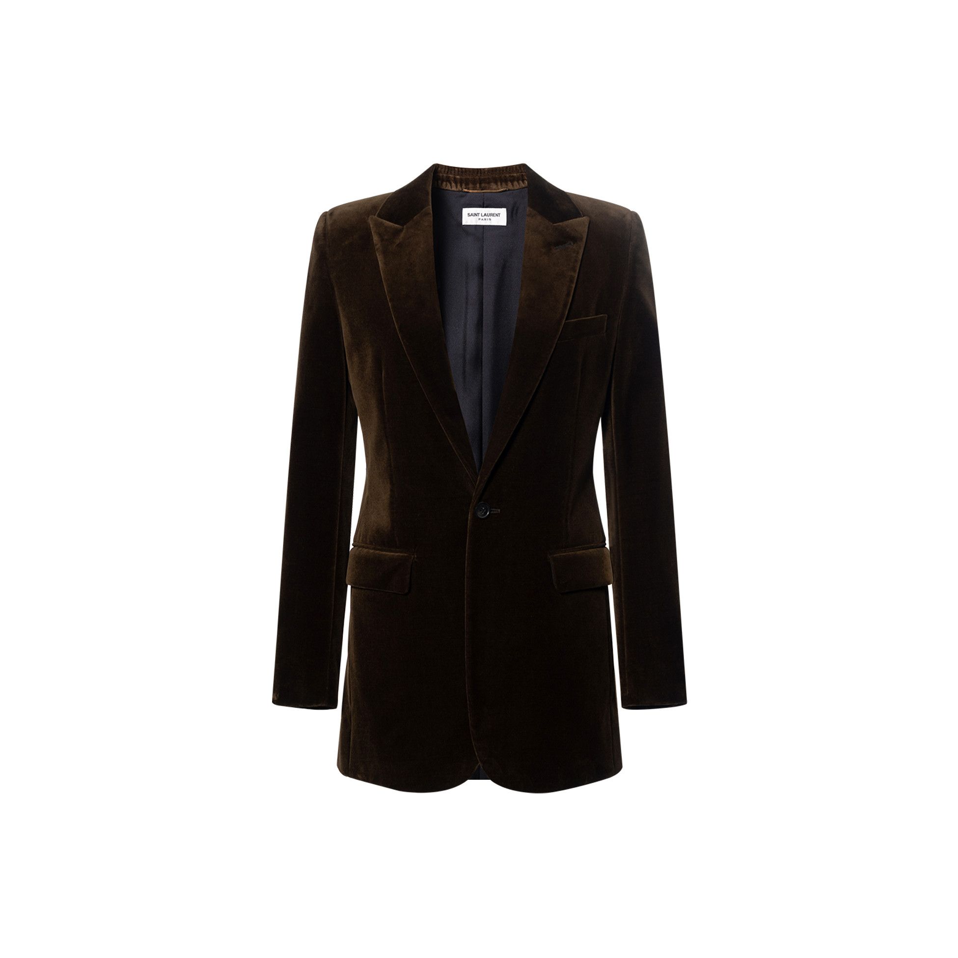 Saint Laurent Paris Saint Laurent Velvet Blazer Size 36 Size XS / US 0-2 / IT 36-38 - 1 Thumbnail