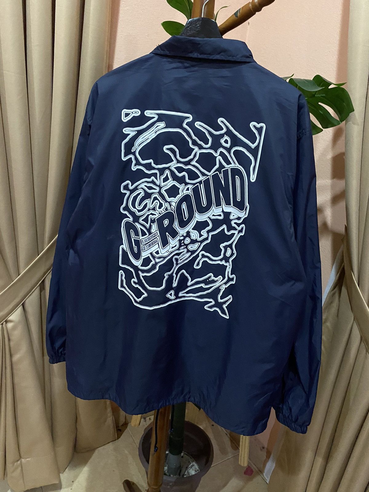 Japanese Brand G-round Coach Jacket XL Nylon Windbreaker with Logo Size US XL / EU 56 / 4 - 2 Thumbnail