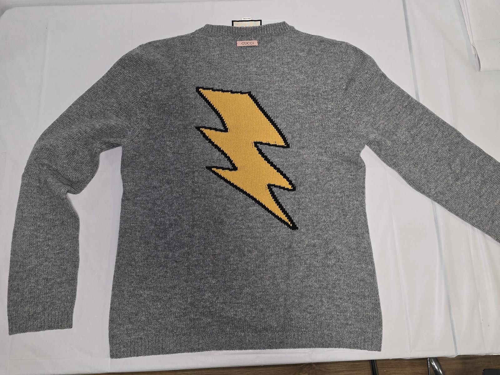 Gucci Gucci Wool Snake & Lightning Bolt Crewneck Sweater Unisex Size US M / EU 48-50 / 2 - 3 Thumbnail