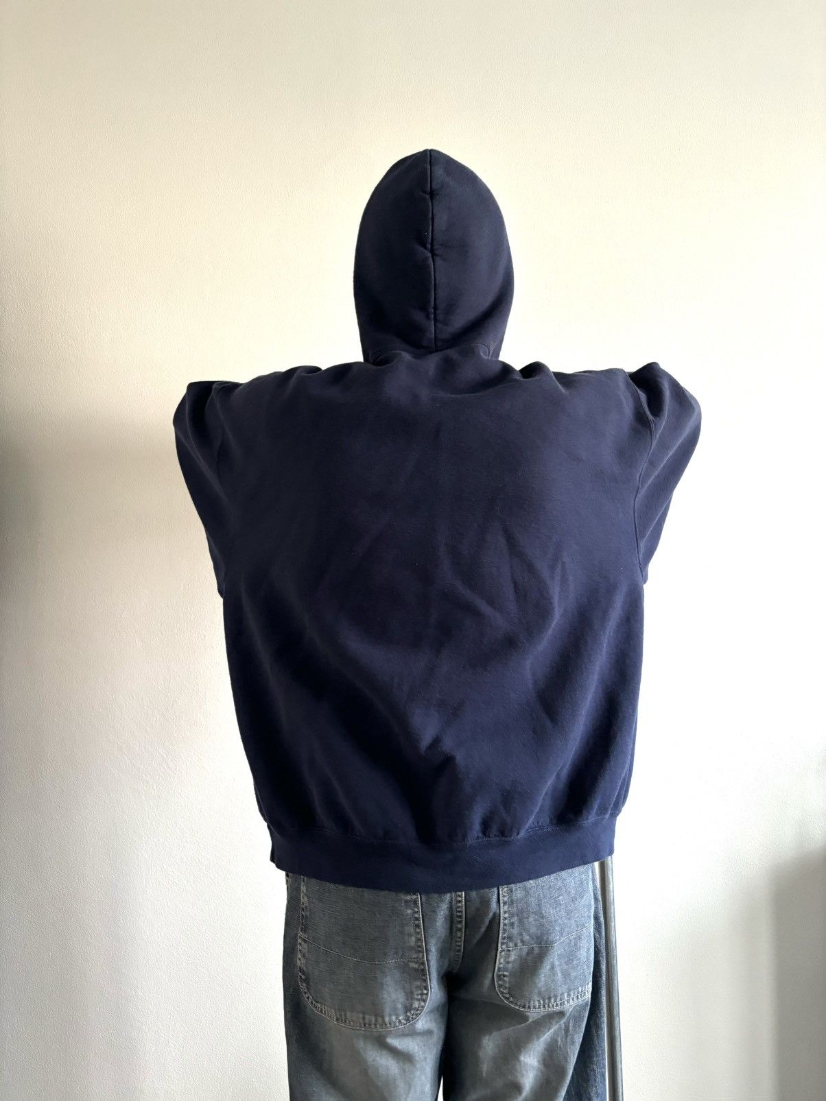 Vintage 3XL Heavy Weight UtZ Jerzees Hoodie Navy Size US XXL / EU 58 / 5 - 6 Thumbnail
