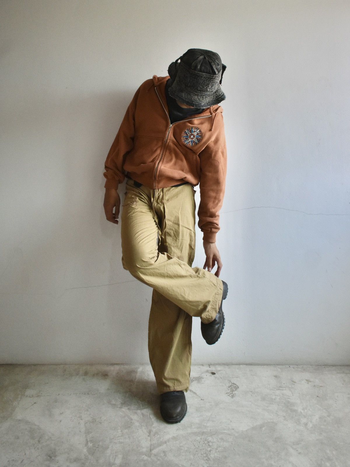 45rpm × Vintage 45rpm Ripstop Flared Pants Size US 30 / EU 46 - 6 Thumbnail