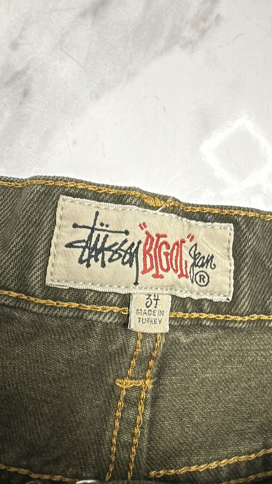 Stussy Stussy Big Ol Jean Olive Size 34 Size US 34 / EU 50 - 6 Thumbnail