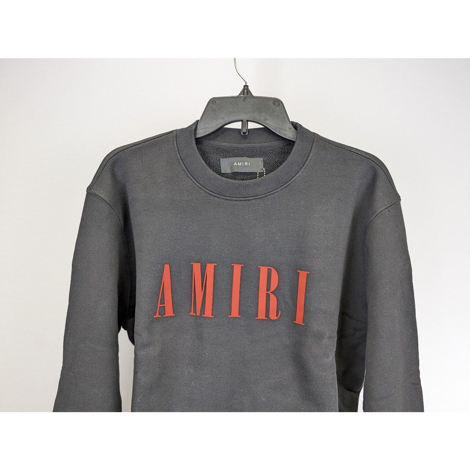 Amiri o1rshd1 Core Logo Crewneck Sweatshirt in Black/Red Size US L / EU 52-54 / 3 - 7 Thumbnail