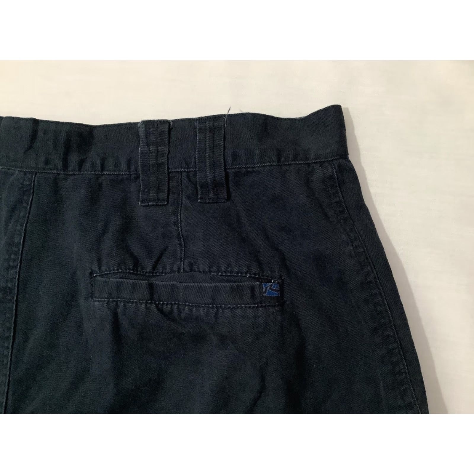 Rusty VINTAGE Rusty Cargo Shorts Mens 33 Navy Blue Cotton Canvas Pockets 9in Inseam Hong Kong Mens Size US 33 - 7 Thumbnail