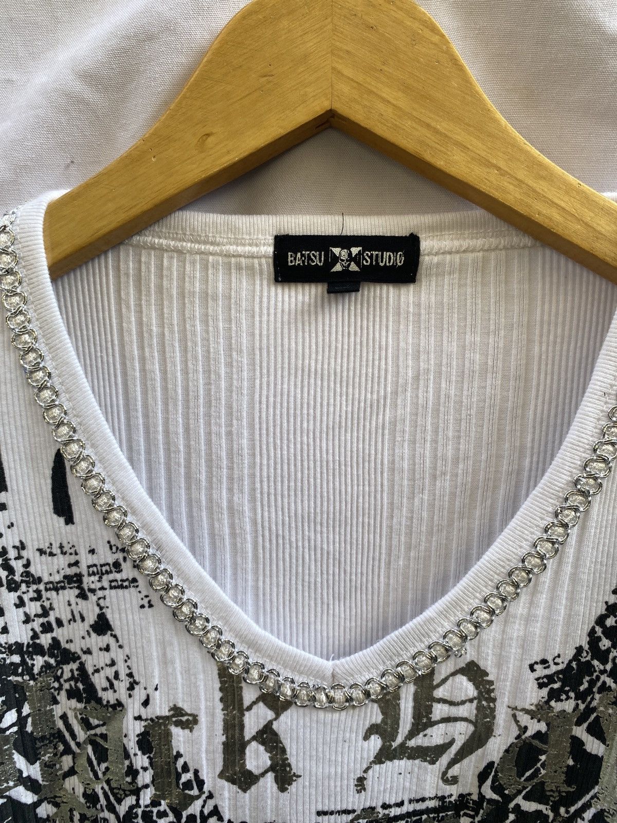 Hysteric Glamour × If Six Was Nine × Japanese Brand Batsu Studio Skull Poem Chain tshirt Size US L / EU 52-54 / 3 - 4 Thumbnail