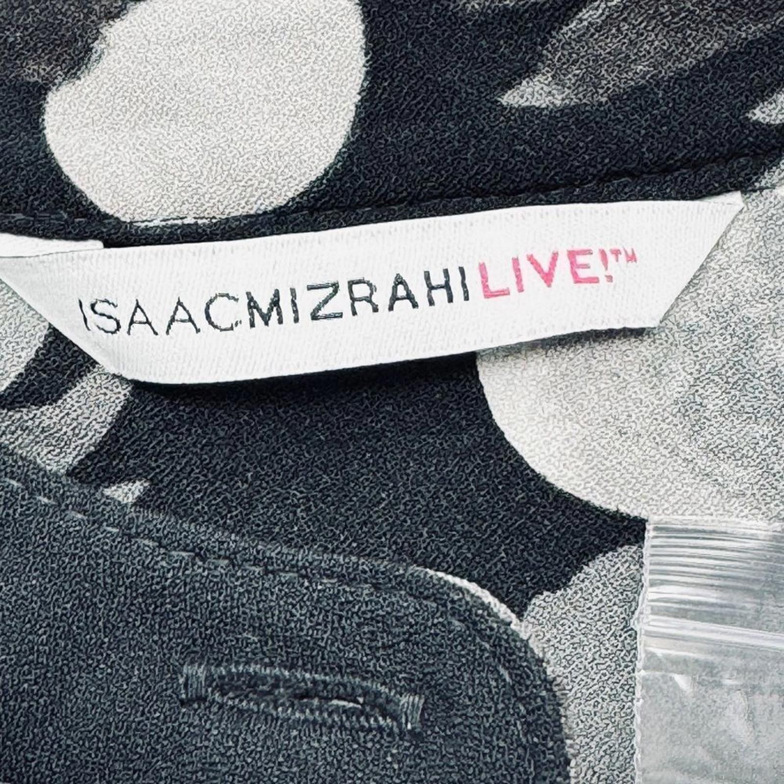 Isaac Mizrahi NWOT. Isaac Mizrahi Live Crêpe Blouse Pitch Black. Size 16. Size XXL / US 16-18 / IT 52-54 - 3 Thumbnail