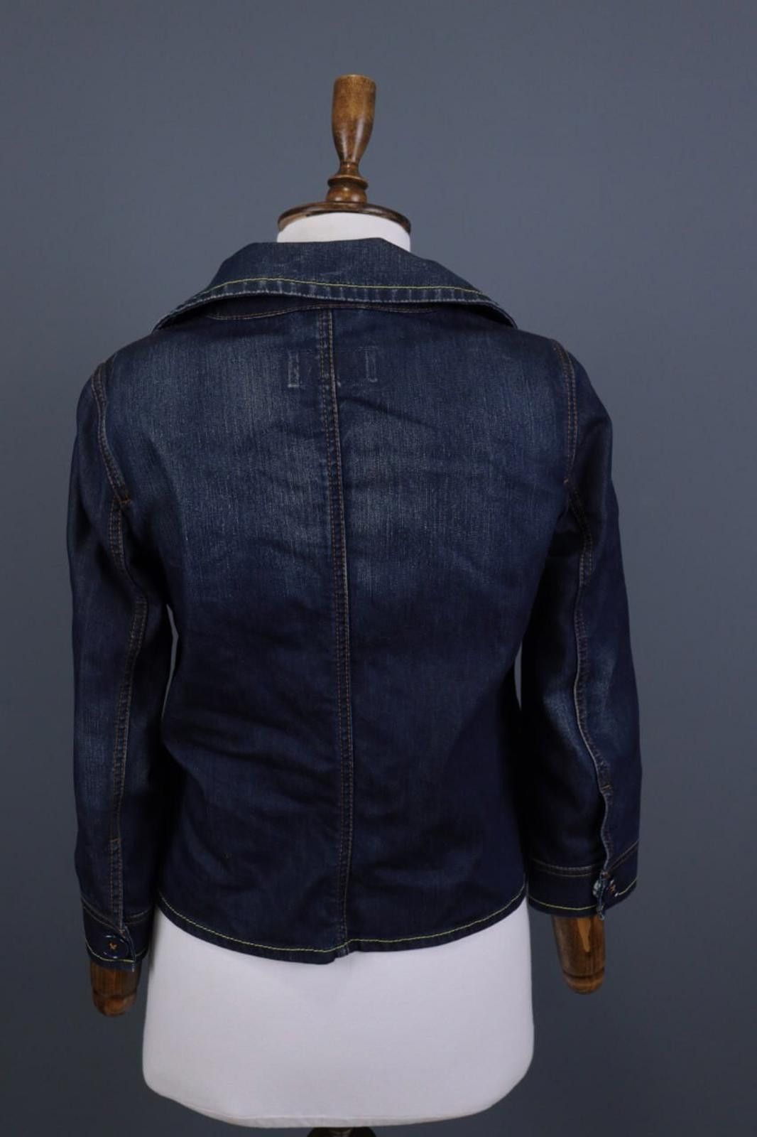 Escada Escada Blue Denim Three Button Blazer Jacket Size 36 Size M / US 6-8 / IT 42-44 - 7 Thumbnail