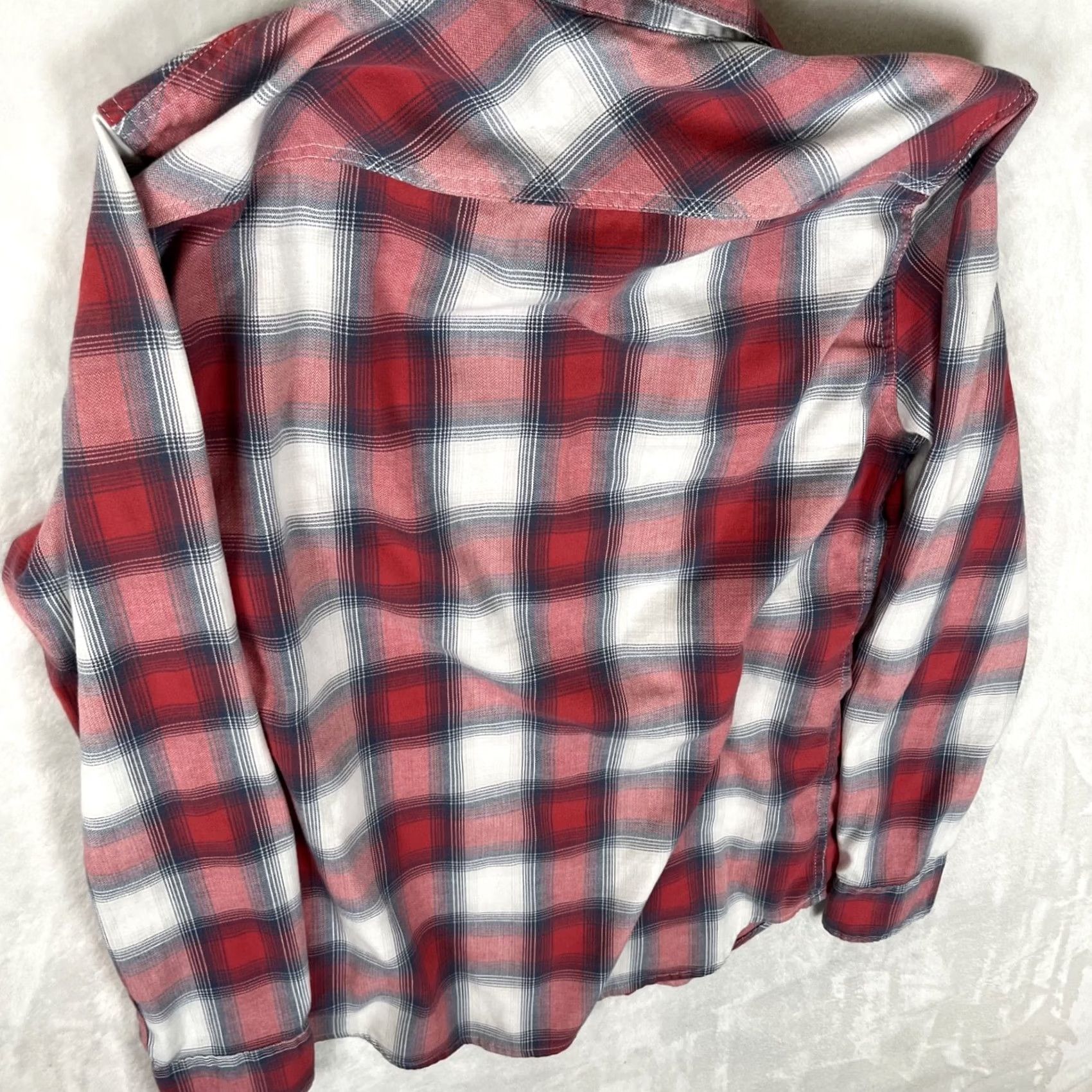 Wrangler VINTAGE Wrangler Long Sleeve Button Up Shirt Size S Red Plaid Cowboy Western Shirt Mens Regular Buttons Pocket Cotton Wrangler Wrancher Western Theme Size US S / EU 44-46 / 1 - 7 Thumbnail