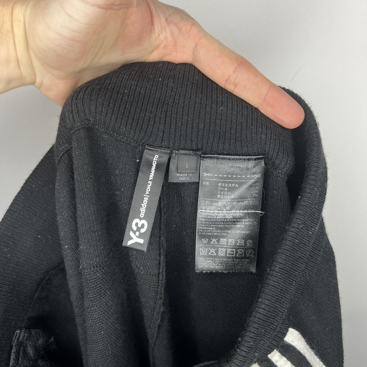 Adidas × Y-3 × Yohji Yamamoto Adidas Yohji Yamamoto Y-3 knitted track pants size L Size US 32 / EU 48 - 11 Thumbnail