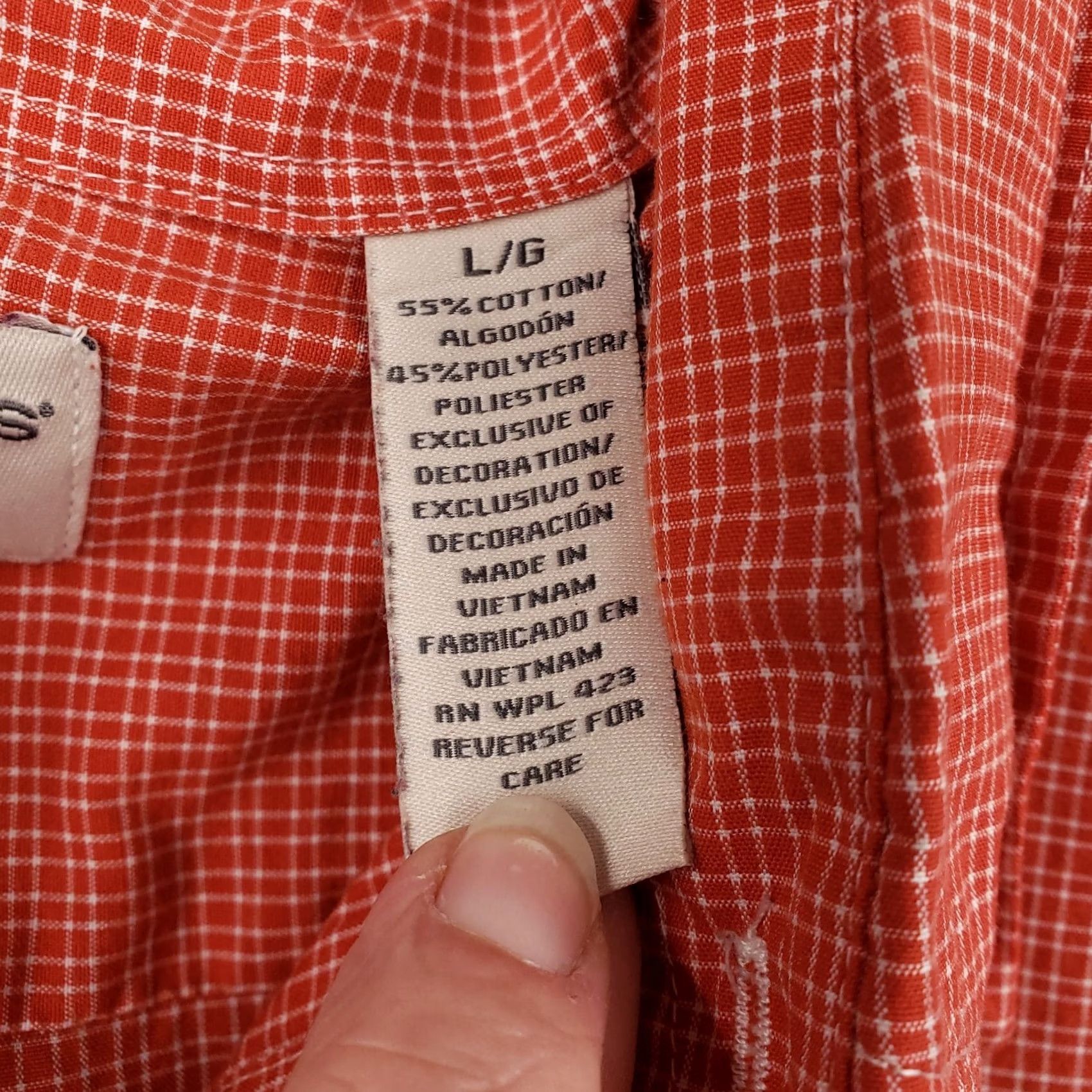 Dockers Dockers Shirt Mens L Large Casual Button-Down Red Check Pockets Long Sleeves Size US L / EU 52-54 / 3 - 4 Thumbnail