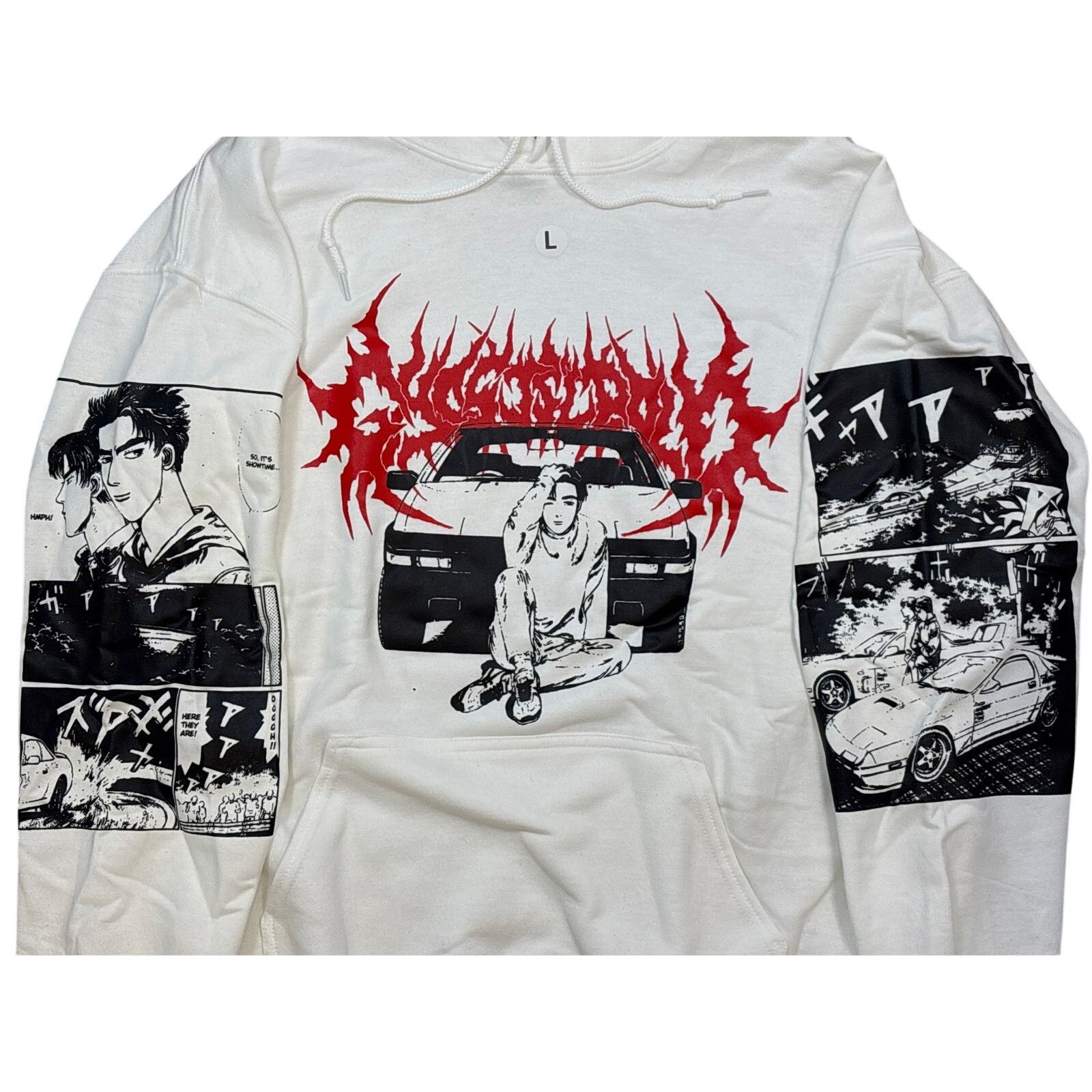 Ghost Supply Ghost Supply Initial D racing manga hoodie L discontinued Size US L / EU 52-54 / 3 - 3 Thumbnail