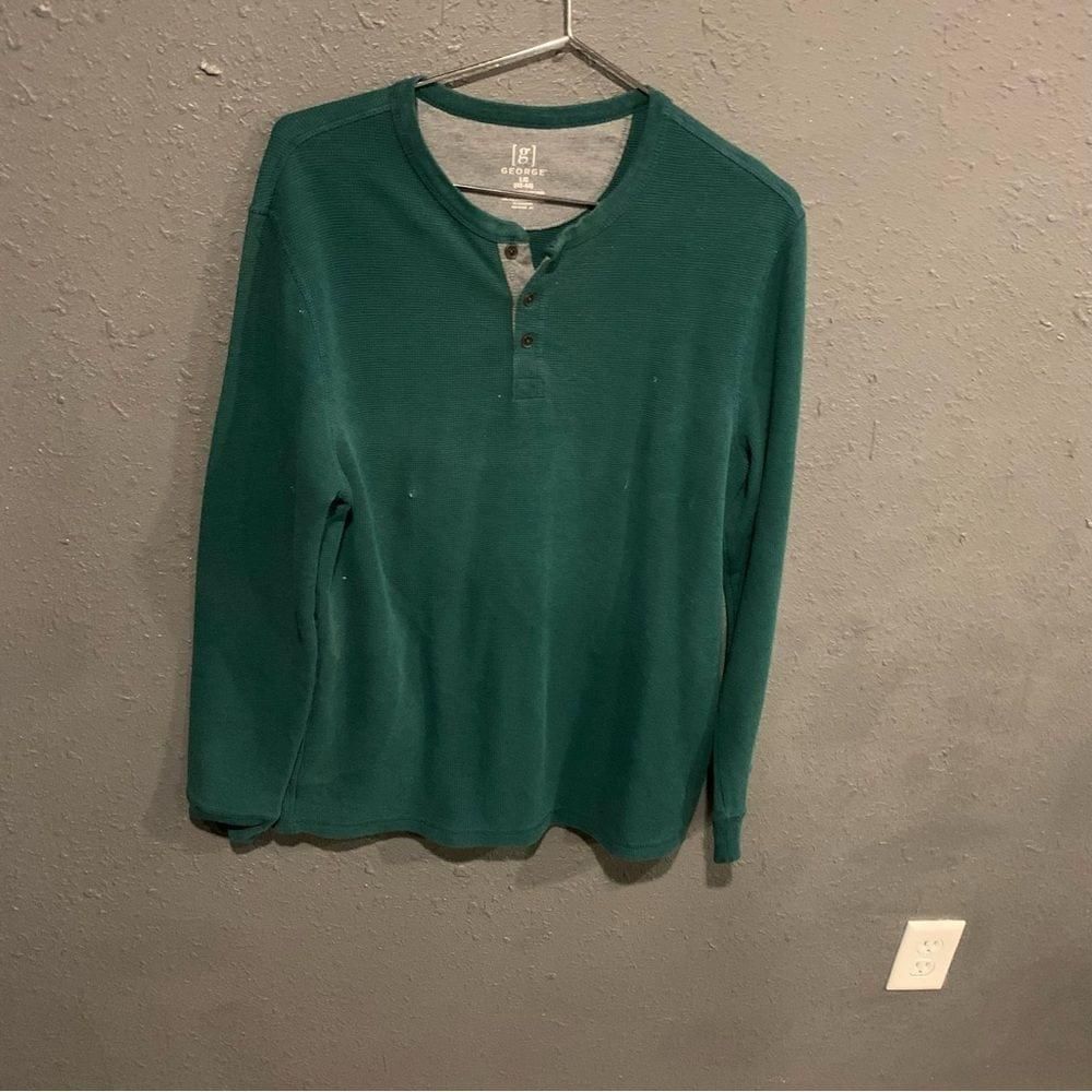 George Men’s George Long Sleeve Thermal Shirt Size US L / EU 52-54 / 3 - 1 Thumbnail