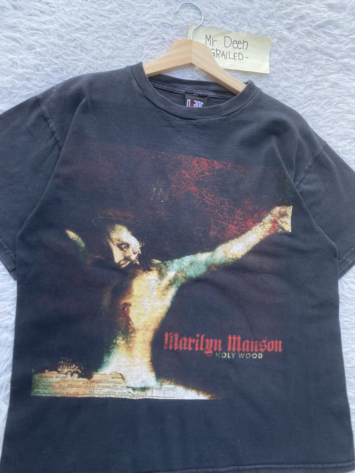 Band Tees Vtg Marylin Manson Guns, God and Government (Holy Wood Era) Size US M / EU 48-50 / 2 - 8 Thumbnail