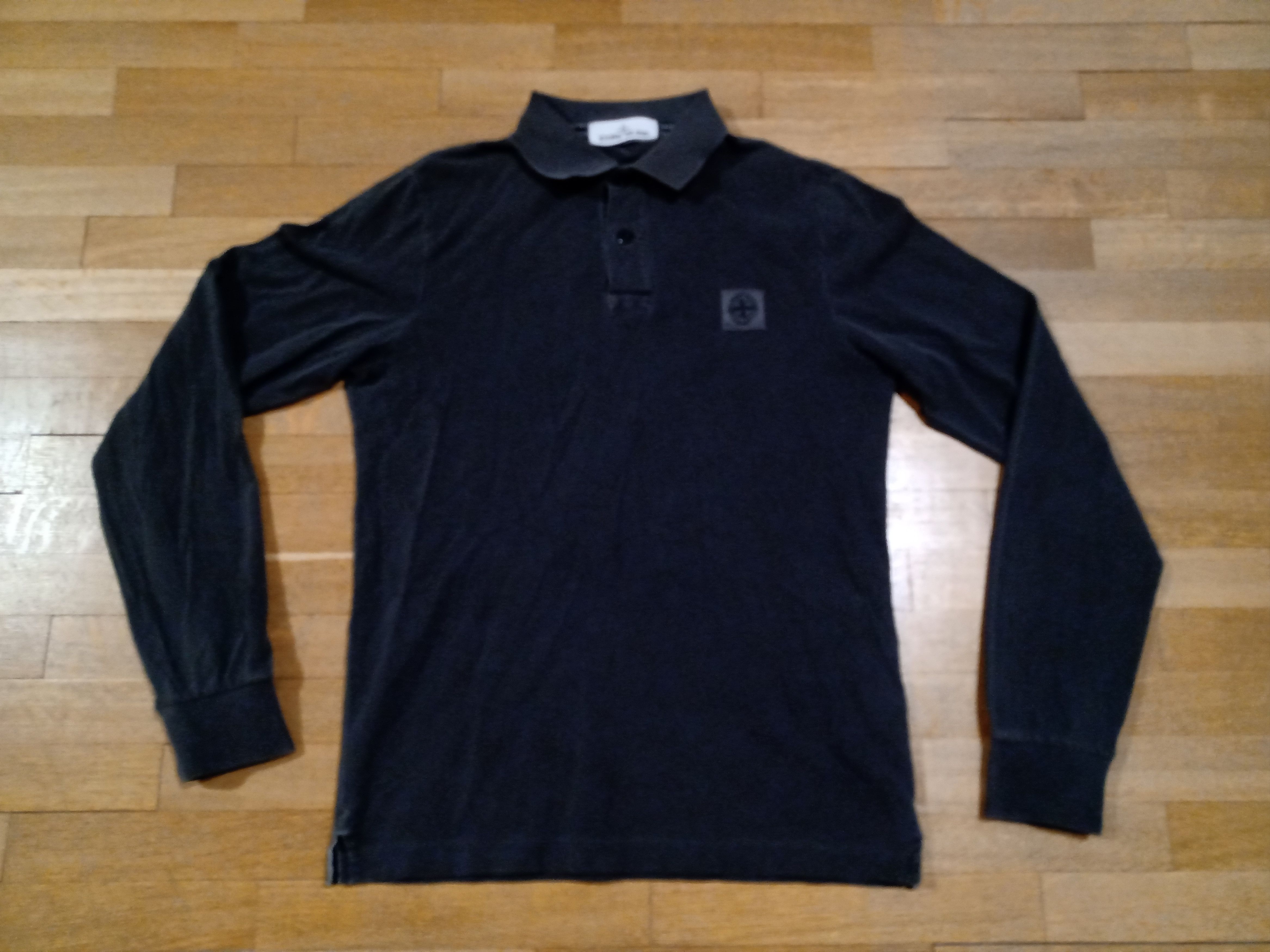 Stone Island Stone Island Long Sleeve Polo Shirt Size S Slim Fit Size US S / EU 44-46 / 1 - 1 Thumbnail