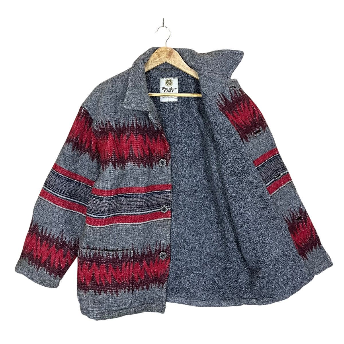 Pendleton Vintage 90’s Wonder Bear Native Hippie Button Jacket Size US M / EU 48-50 / 2 - 12 Thumbnail