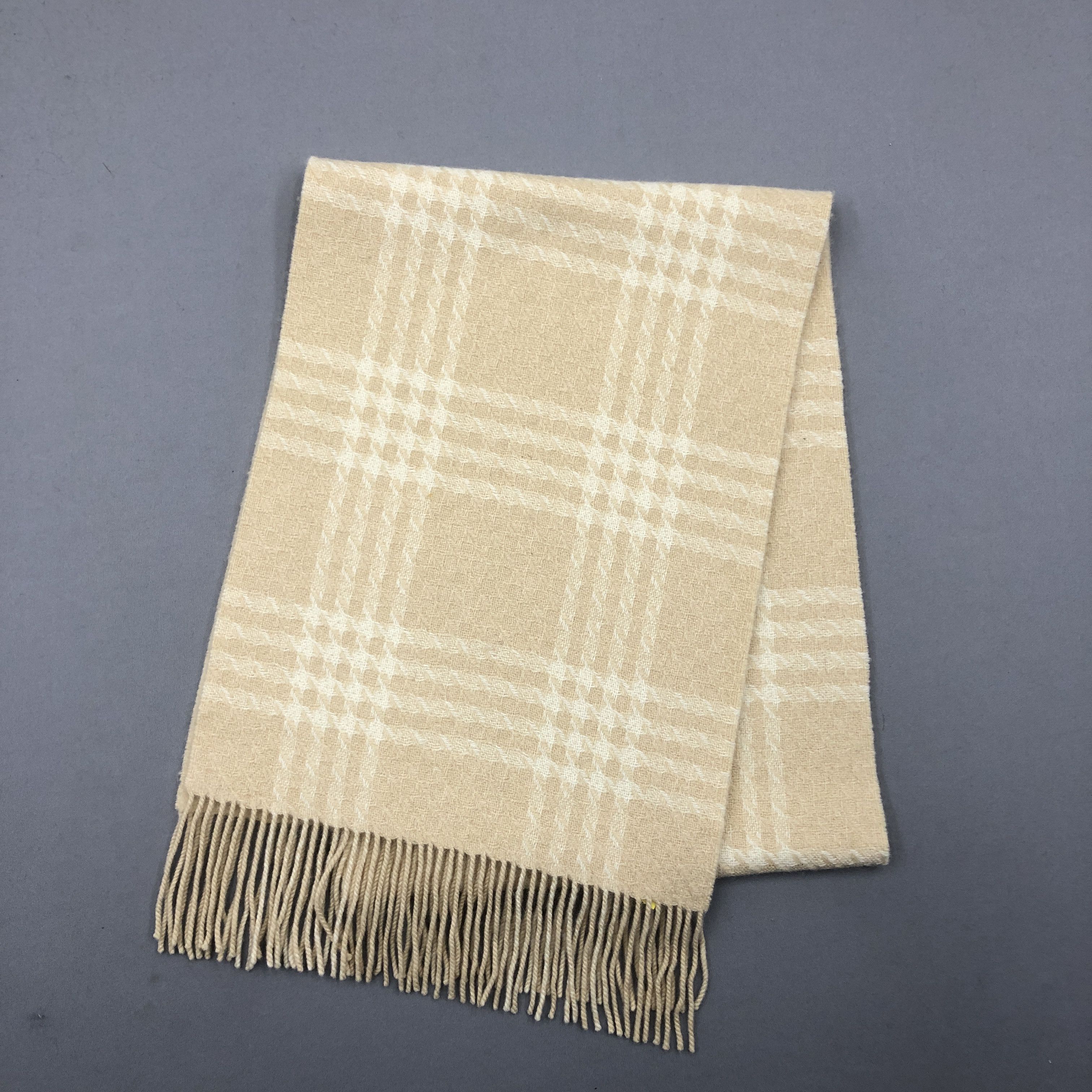 Lanvin Vintage Lanvin Scarf Muffler Wool Cashmere Scarves Size ONE SIZE - 3 Thumbnail