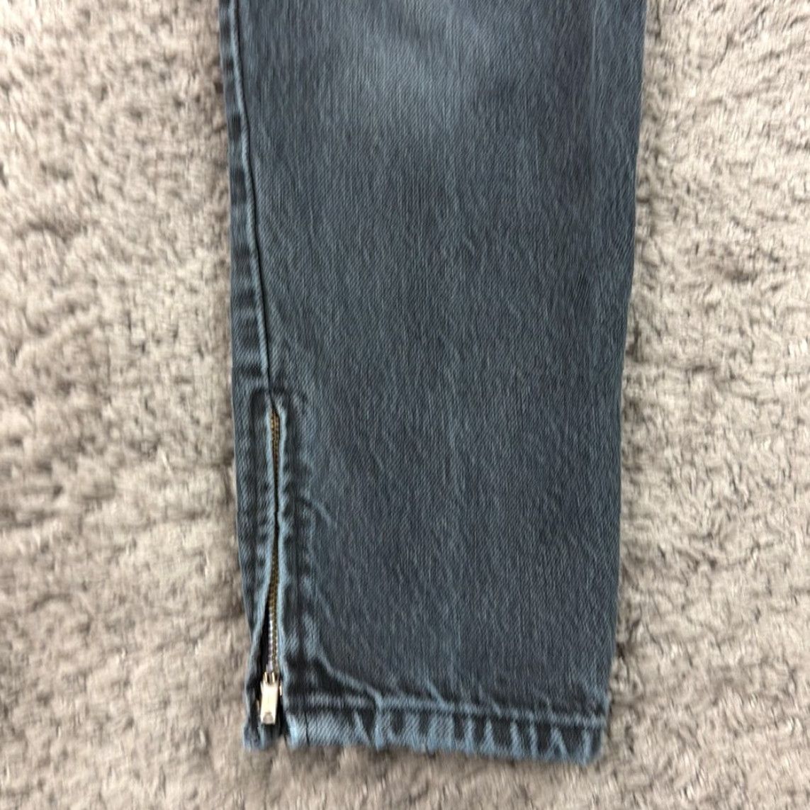 Gap VINTAGE GAP Jeans Womens 8 Black High Rise Tapered Denim 23x28 USA Size 30" / US 8 / IT 44 - 2 Thumbnail