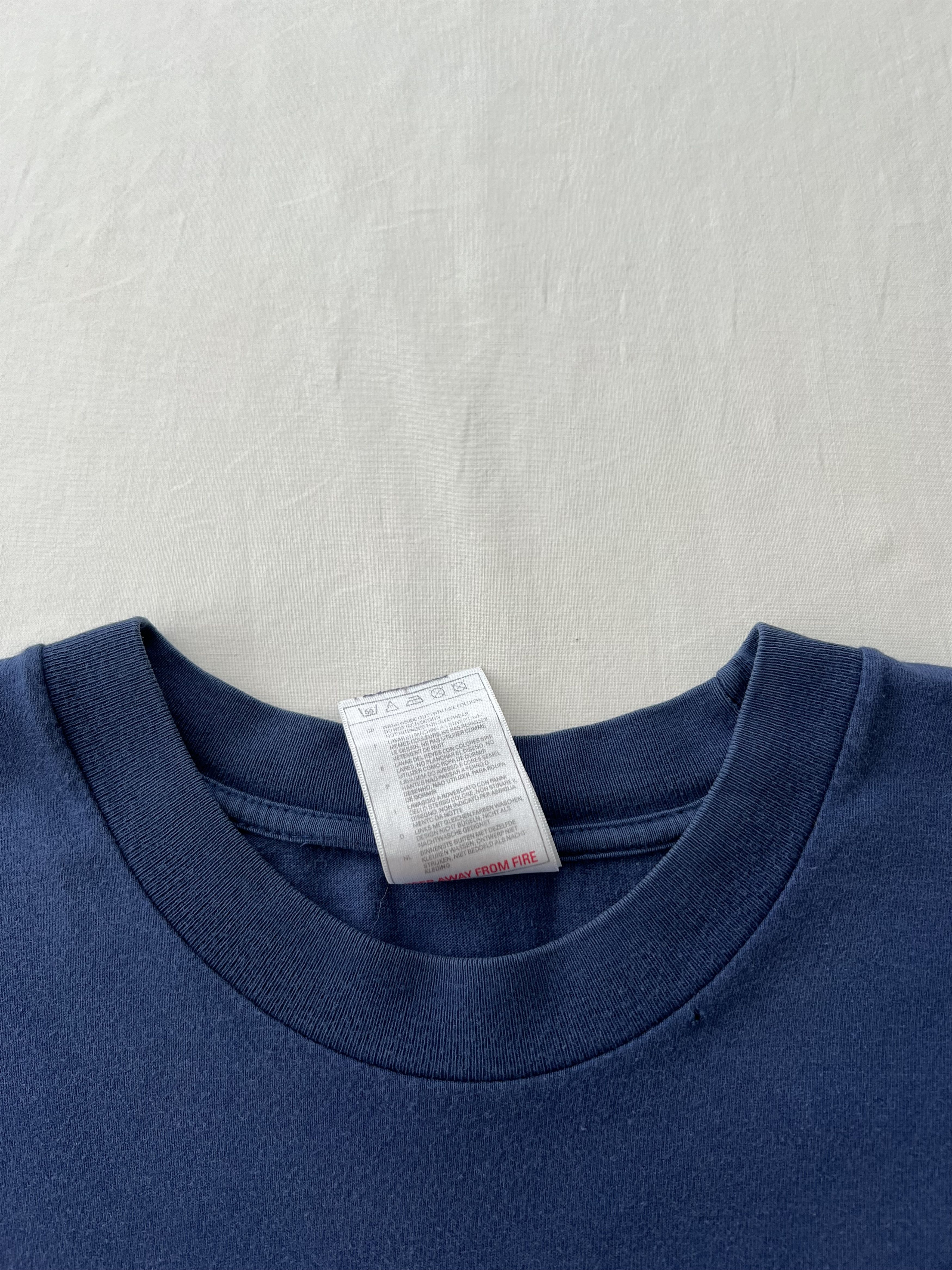 Nike Vintage 90s Nike Just Do It Navy T-shirt Size US XL / EU 56 / 4 - 7 Thumbnail