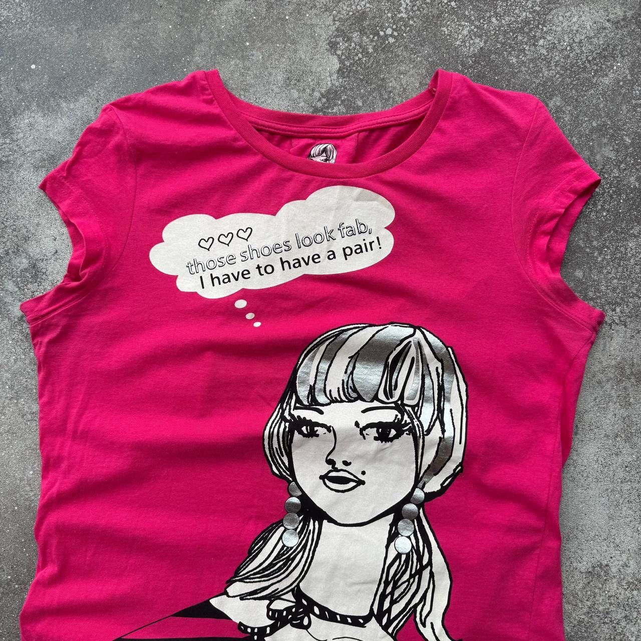 20471120 Amazing Y2K Super Sexy Glam Girl Print T-Shirt Size M / US 6-8 / IT 42-44 - 3 Thumbnail