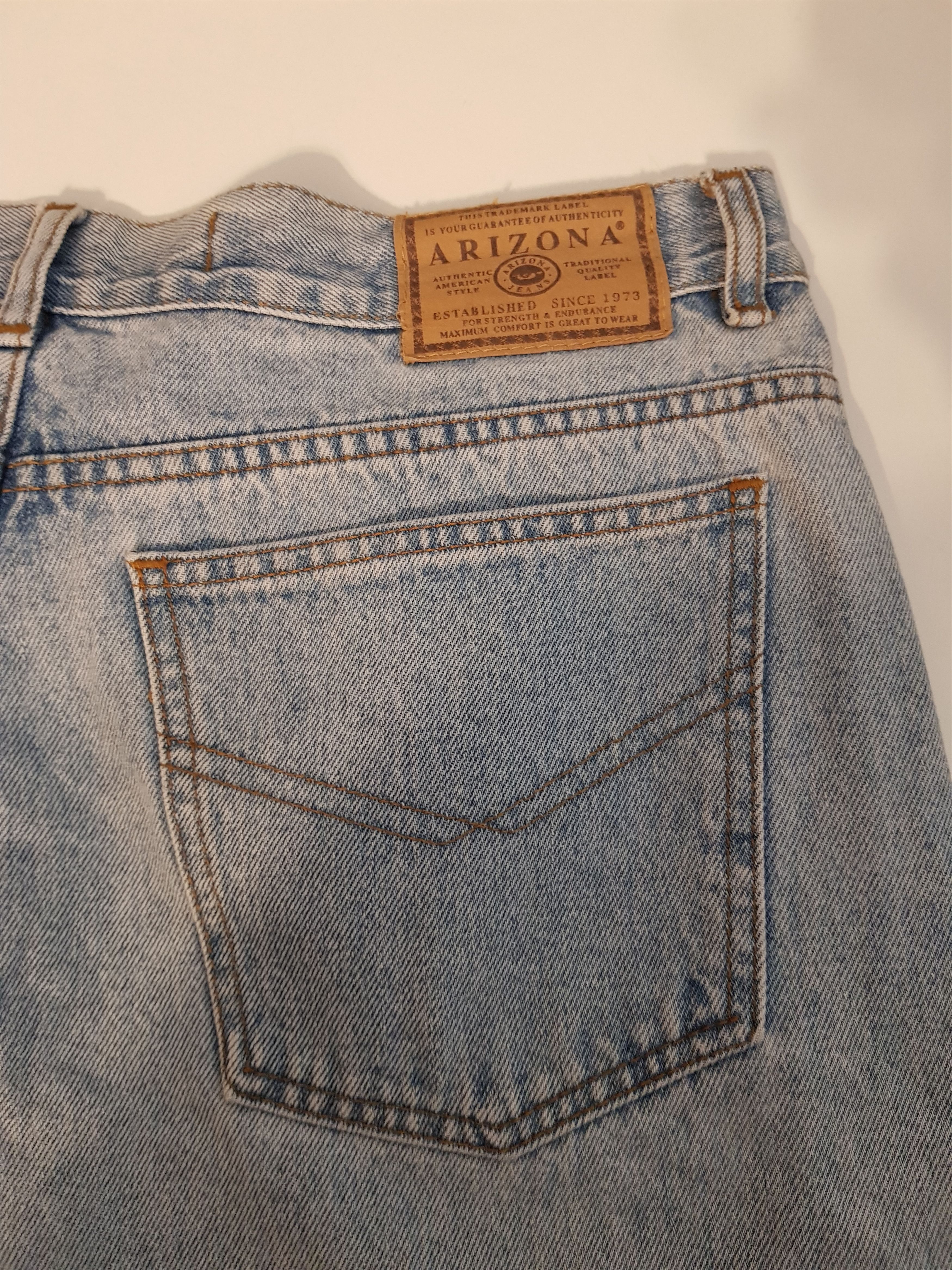 Arizona Jean Co. Arizona Vintage 90s High Waist Mom Jeans Acid Wash EU44 Size 36" / US 14 / IT 50 - 6 Thumbnail