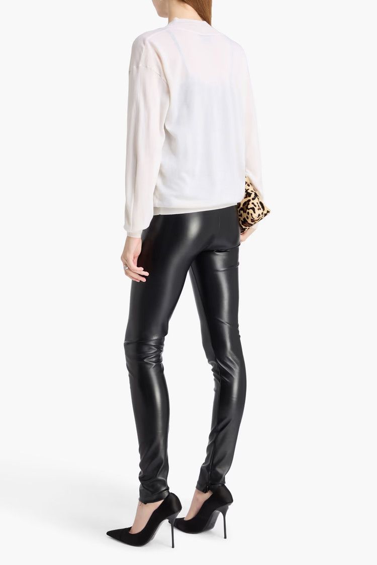 Tom Ford o1y0226 V-neck Cashmere Blend Sweater in Cream Size XL / US 12-14 / IT 48-50 - 3 Thumbnail