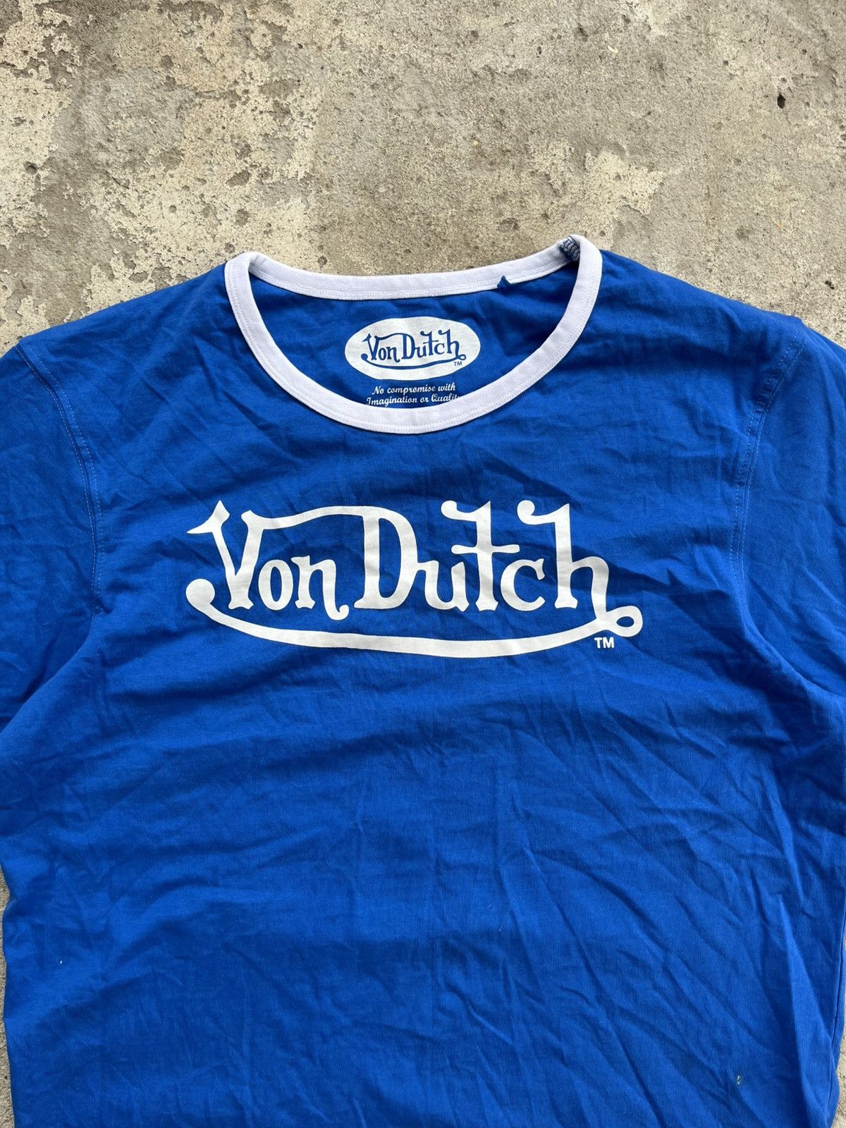 Von Dutch Von Dutch Vintage Big Logo Shorts Sleeve T-Shirt Tee Y2K Size US M / EU 48-50 / 2 - 2 Thumbnail