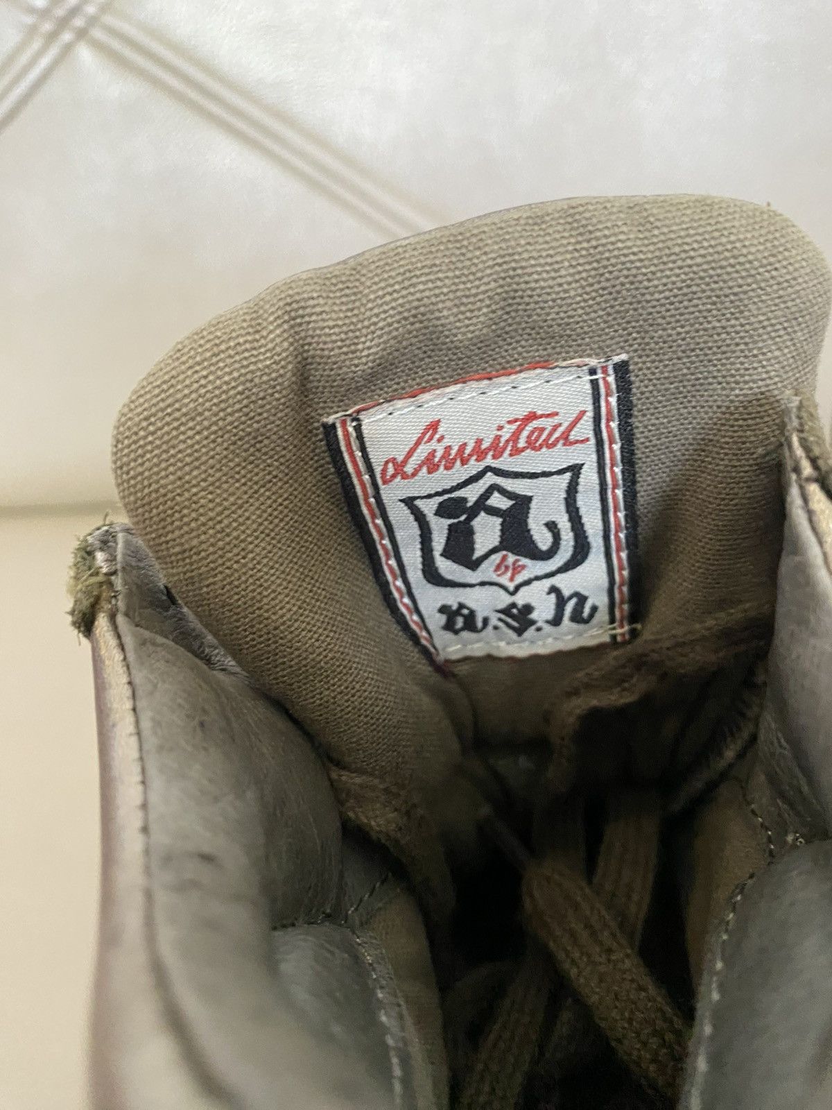 If Six Was Nine Ash high top sneakers suede Size US 5 / IT 35 - 4 Thumbnail