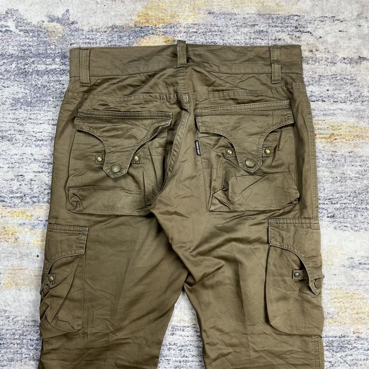 14th Addiction × Le Grande Bleu (L.G.B.) × Tornado Mart Tornado Mart boot cut multi pocket cargo pants vkei style Size US 29 - 5 Thumbnail