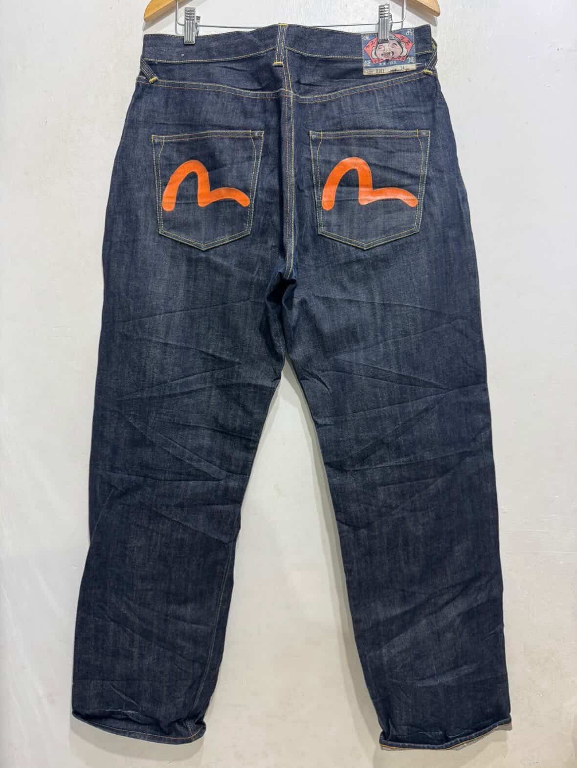 Evisu Evisu size 34 lot 0101 Evisu pants / jeans selvedge RARE Size US 34 / EU 50 - 1 Thumbnail