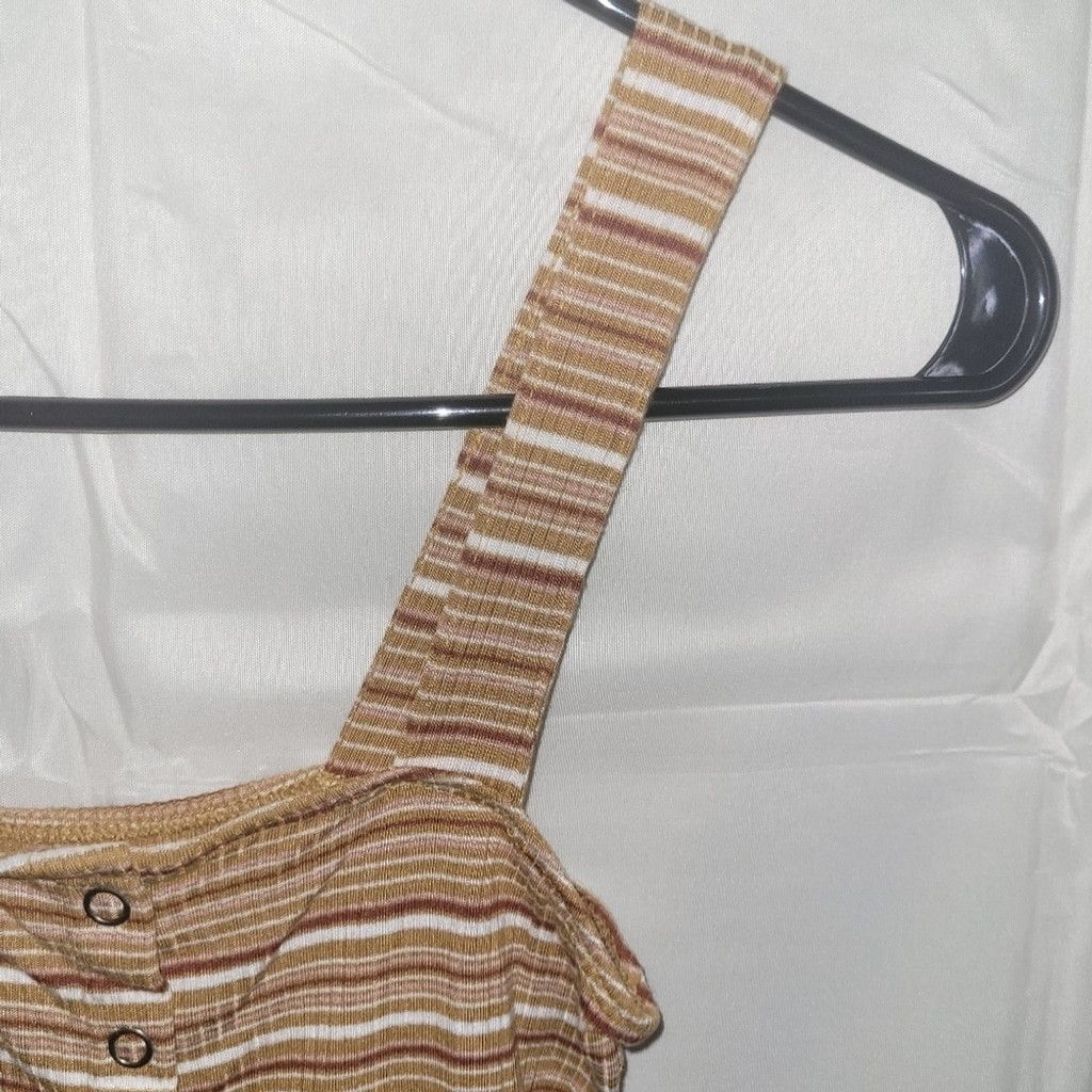 American Eagle Outfitters American Eagle, tank top, striped tank & brown, nwot XS Size XS / US 0-2 / IT 36-38 - 3 Thumbnail