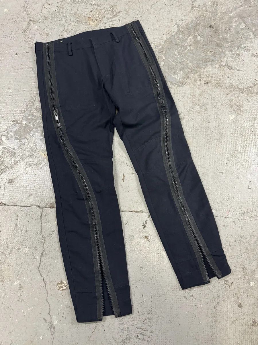 Dries Van Noten Dries Van Noten Navy Full Zip Tactical Pants Size US 30 / EU 46 - 6 Thumbnail