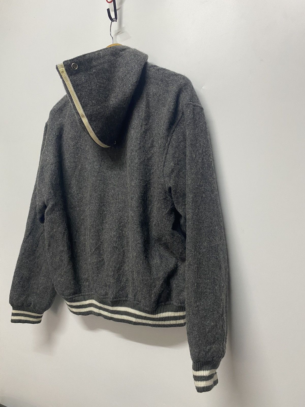 Designer × Japanese Brand Japan Brand Varsity Wool Jacket Hooded Alabama Defense Zone Size US L / EU 52-54 / 3 - 8 Thumbnail