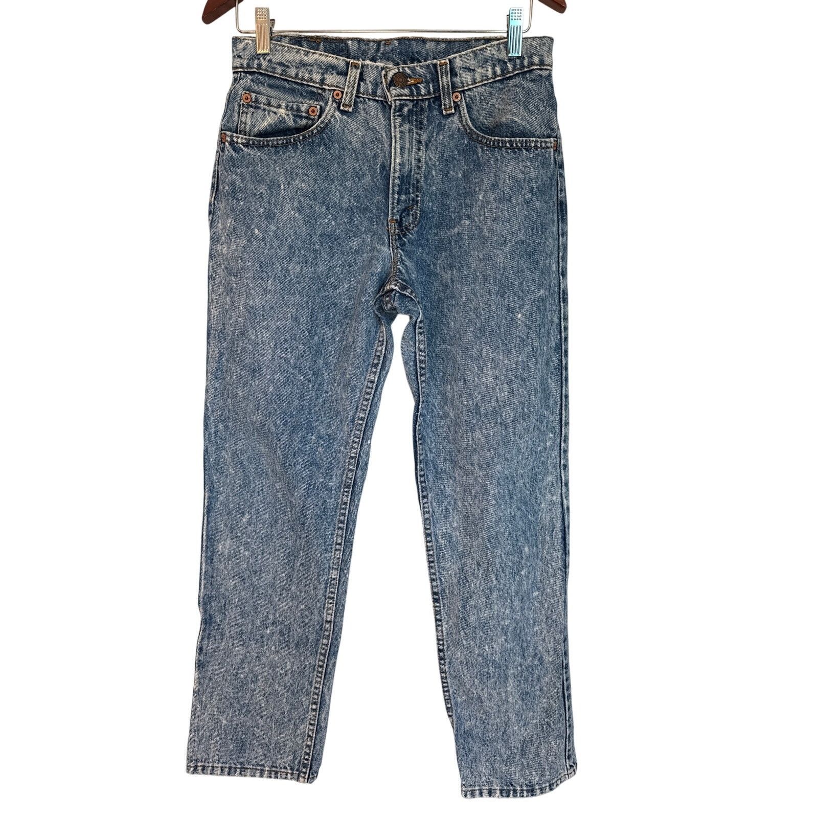 Levi's Vintage Levi’s Acid Wash 80's Blue Jeans 32x30 Made in USA Size US 32 / EU 48 - 10 Thumbnail