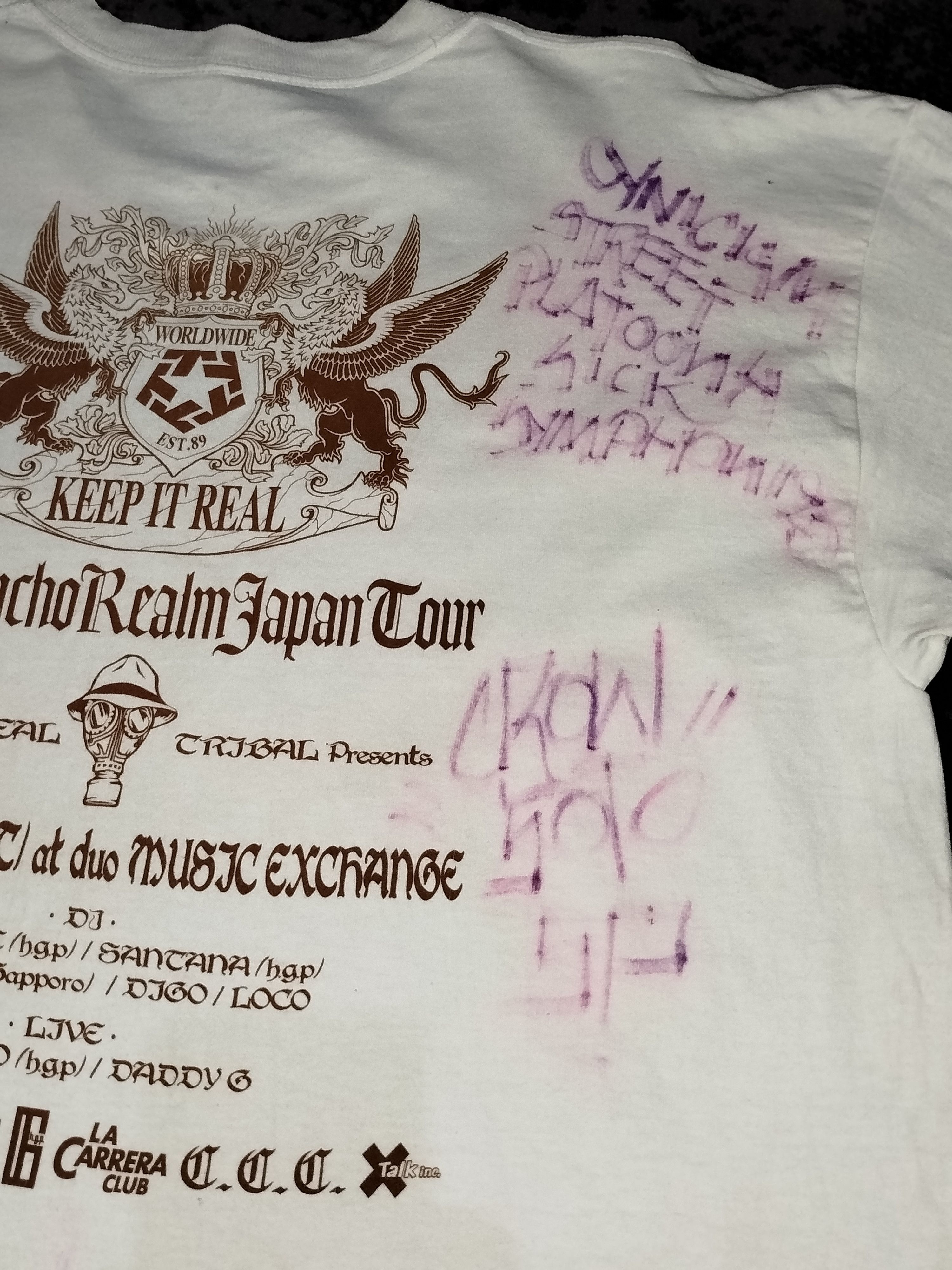 Rap Tees × Tribal Streetwear × Vintage Rare vintage Tribal x Psycho Realm japan tour Size US XL / EU 56 / 4 - 6 Thumbnail