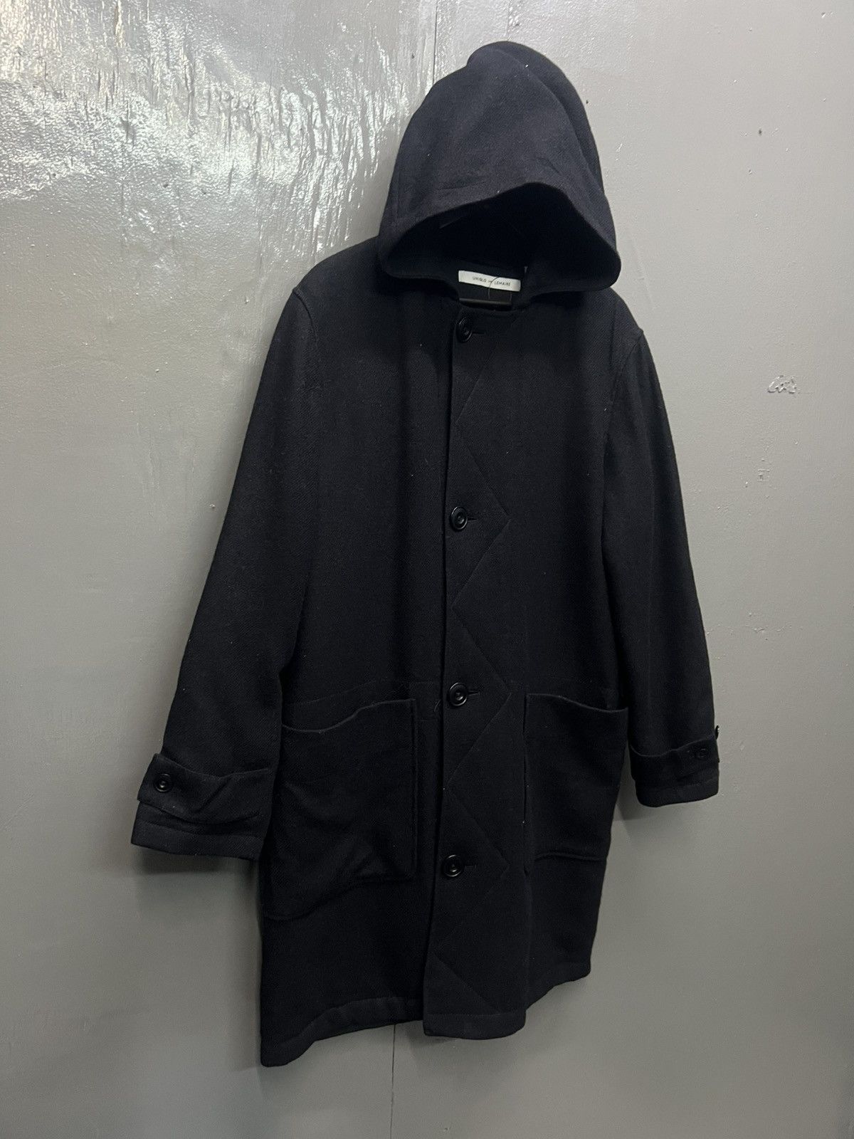 Lemaire × Uniqlo Uniqlo and Lemaire Wool Long Coat With Hoodie Size US L / EU 52-54 / 3 - 4 Thumbnail
