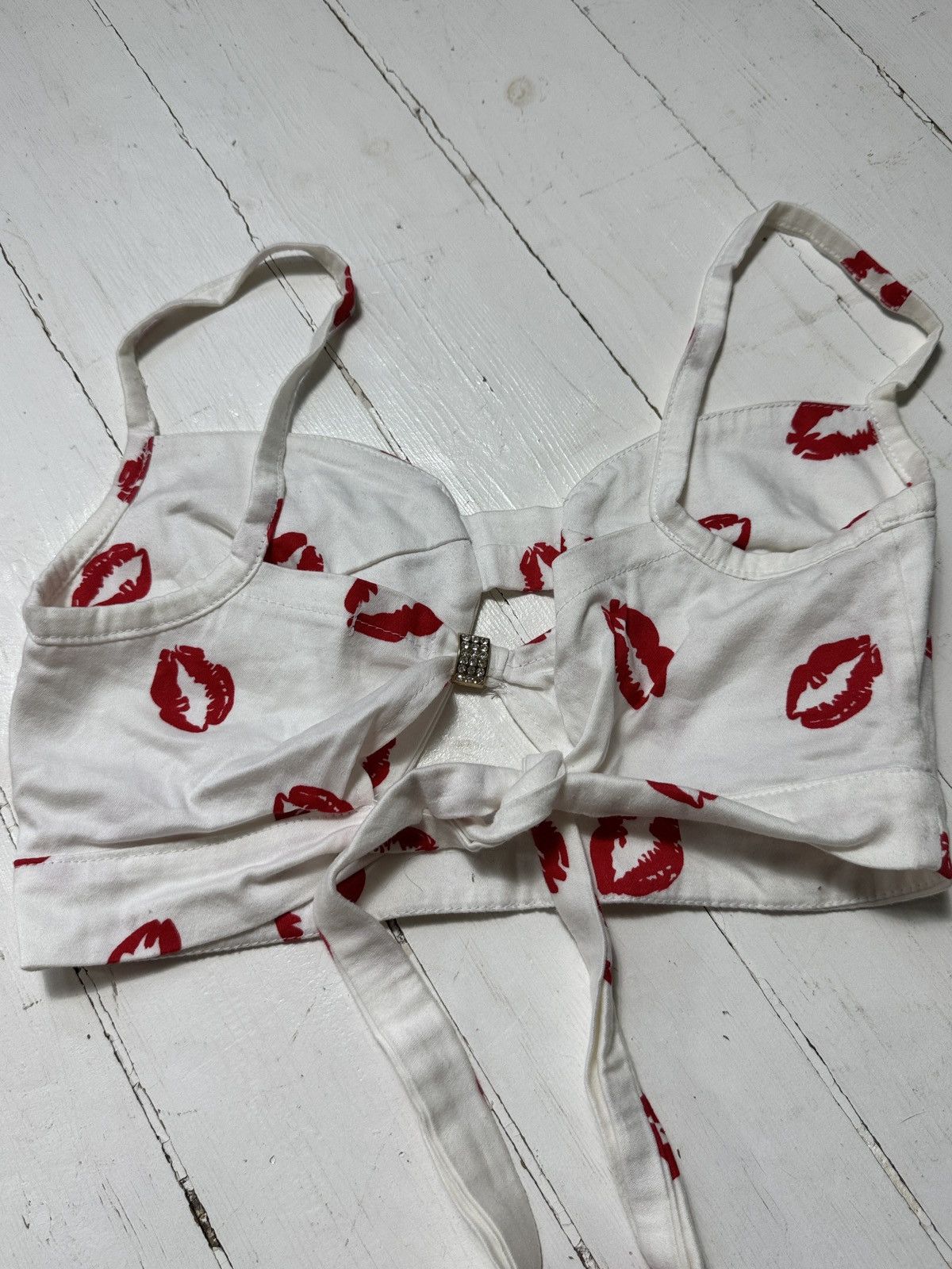 Other VINTAGE AVANT GARDE MONOGRAM KISSES SET TRACKSUIT TOP/ SKIRT Size S / US 4 / IT 40 - 7 Thumbnail