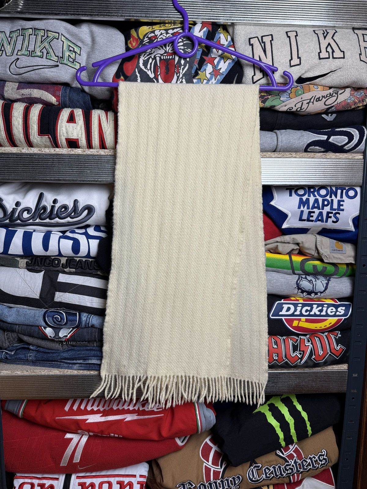 Japanese Brand × Lacoste LACOSTE SCARF MUFLER NOS VINTAGE Size ONE SIZE - 3 Thumbnail