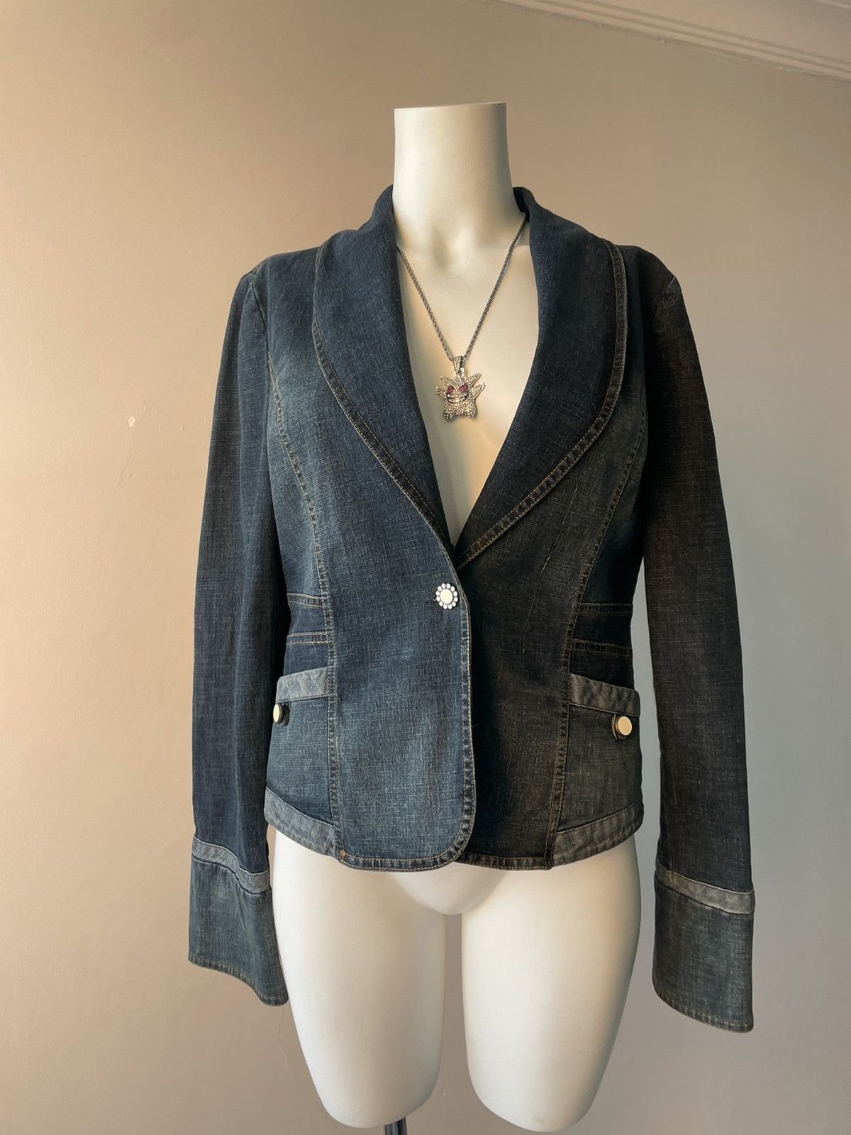 Vintage Park Bravo denim jacket Size XL / US 12-14 / IT 48-50 - 5 Thumbnail