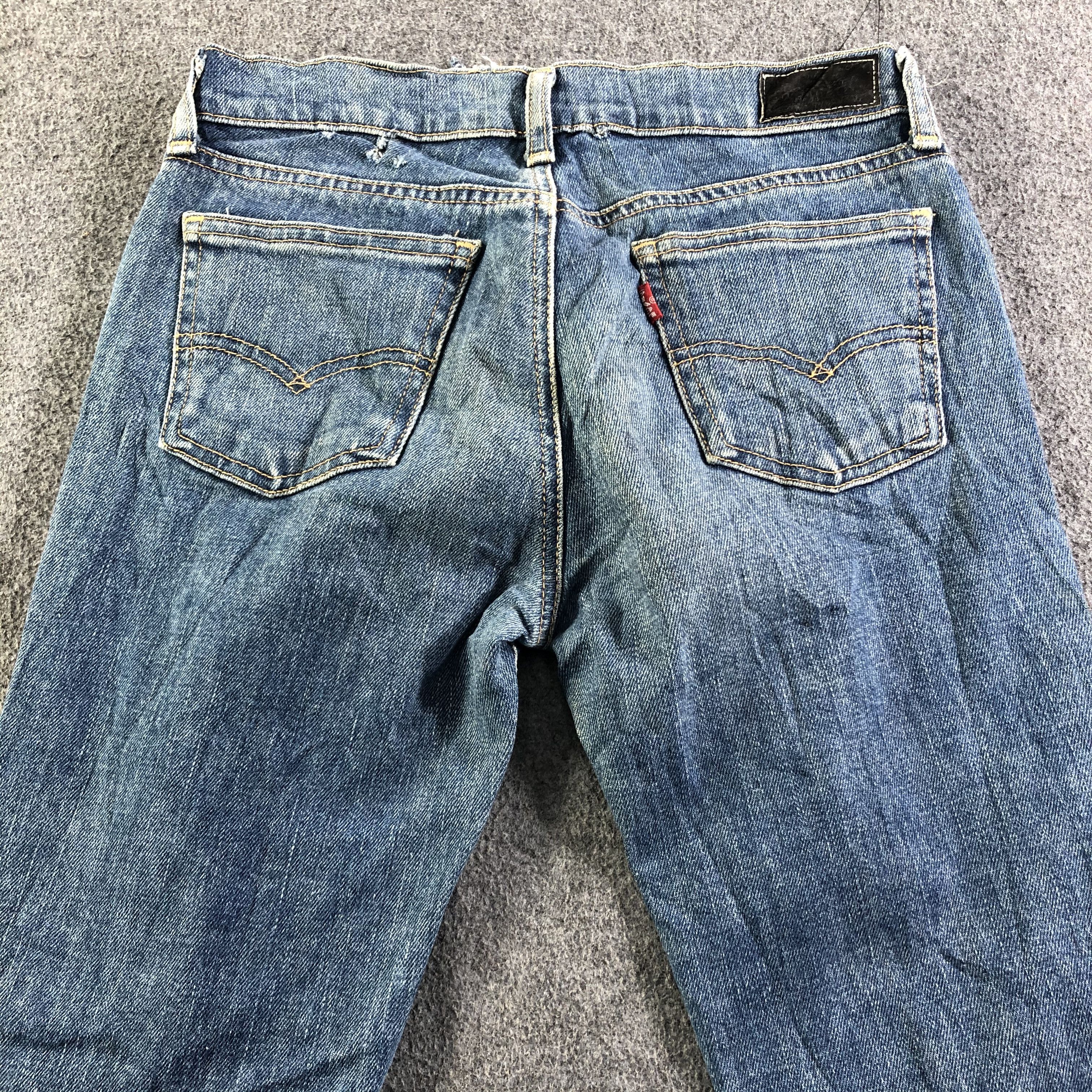 Levi's Vintage Blue Wash Levis 522 Jeans-J3897 Size US 27 - 4 Thumbnail