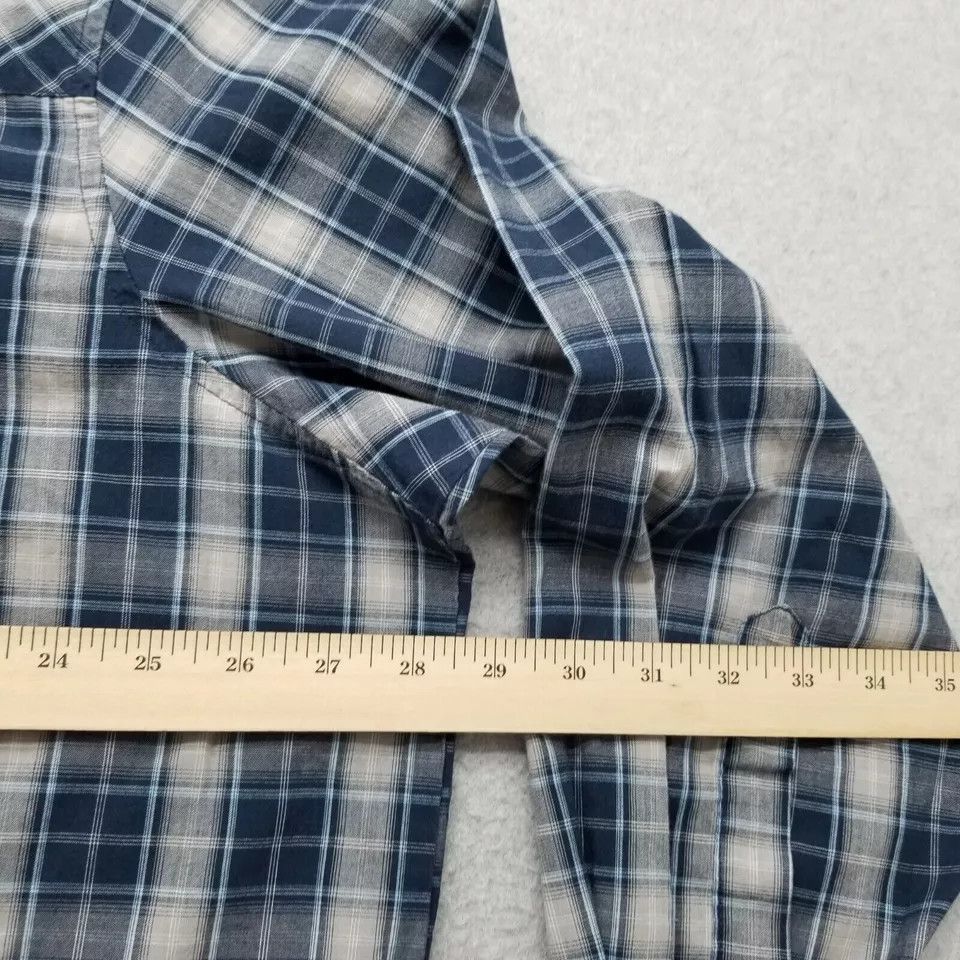 Wrangler Wrangler Western Shirt Men 2XL Plaid Pearl Snap Oversized Size US XXL / EU 58 / 5 - 9 Thumbnail