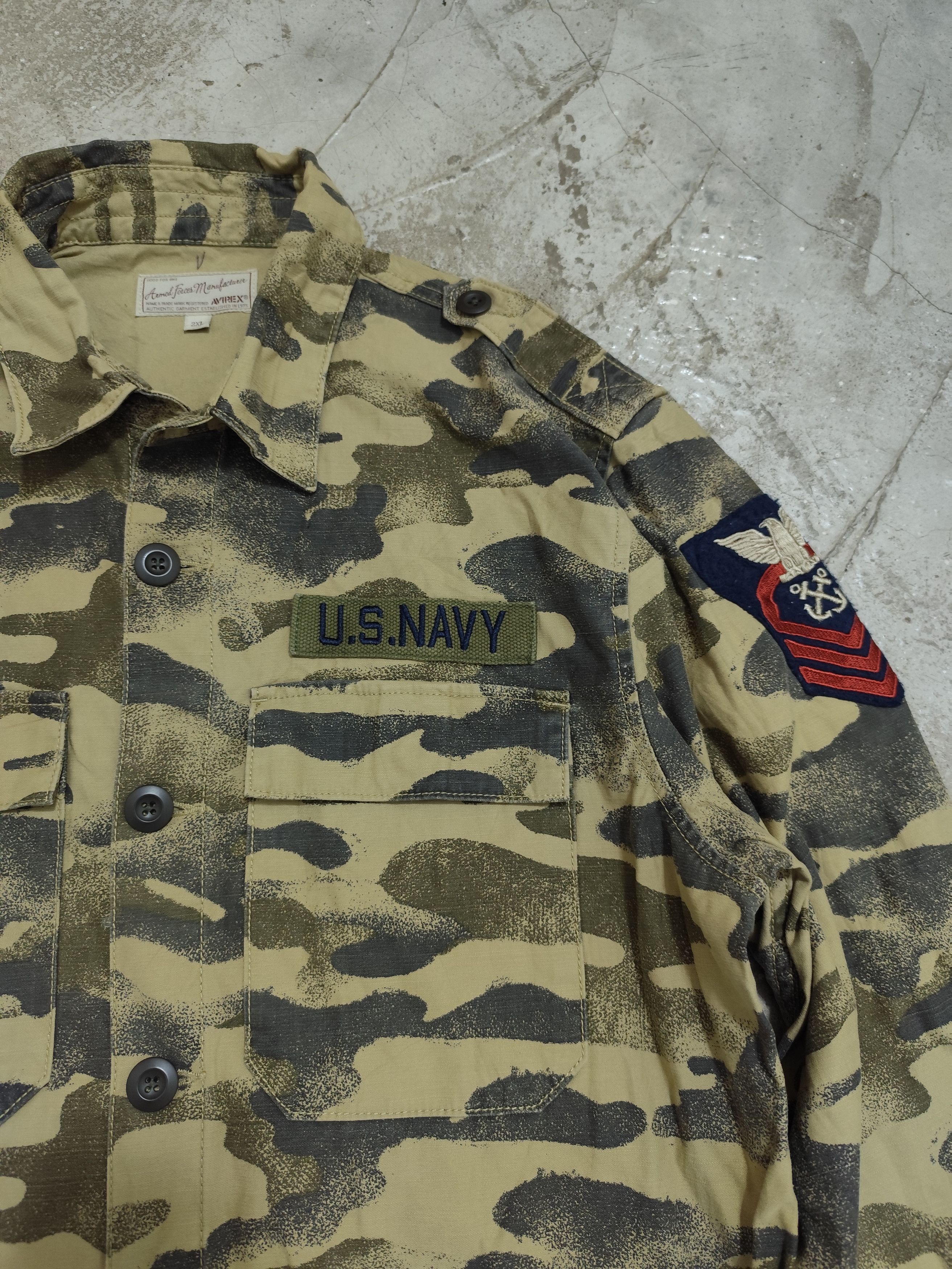 Avirex Vintage avirex us navy field jacket Size US XL / EU 56 / 4 - 2 Thumbnail