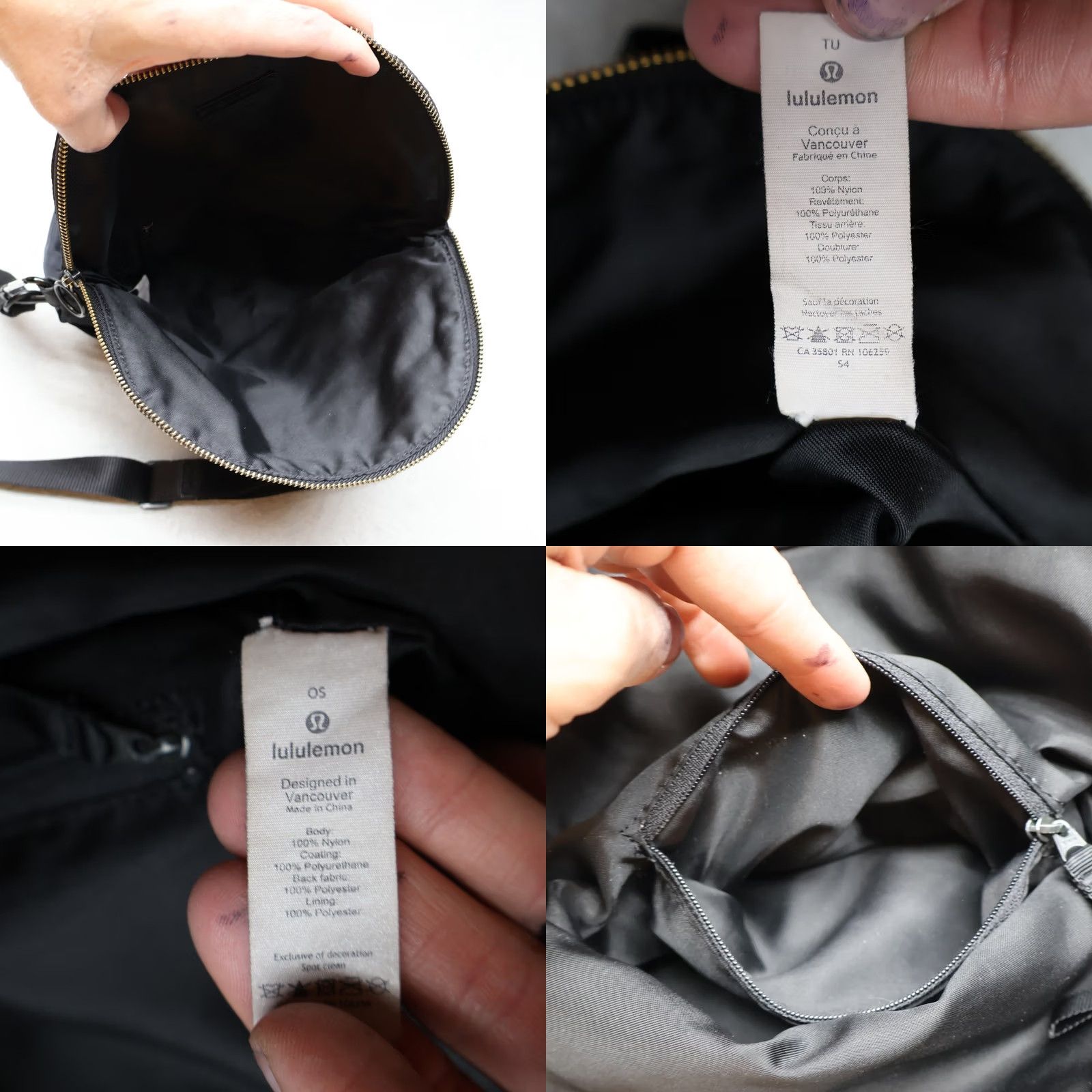 Lululemon Lululemon Bag Womens Black Sling Crossbody Water Repellant All Night Festival Size ONE SIZE - 8 Thumbnail