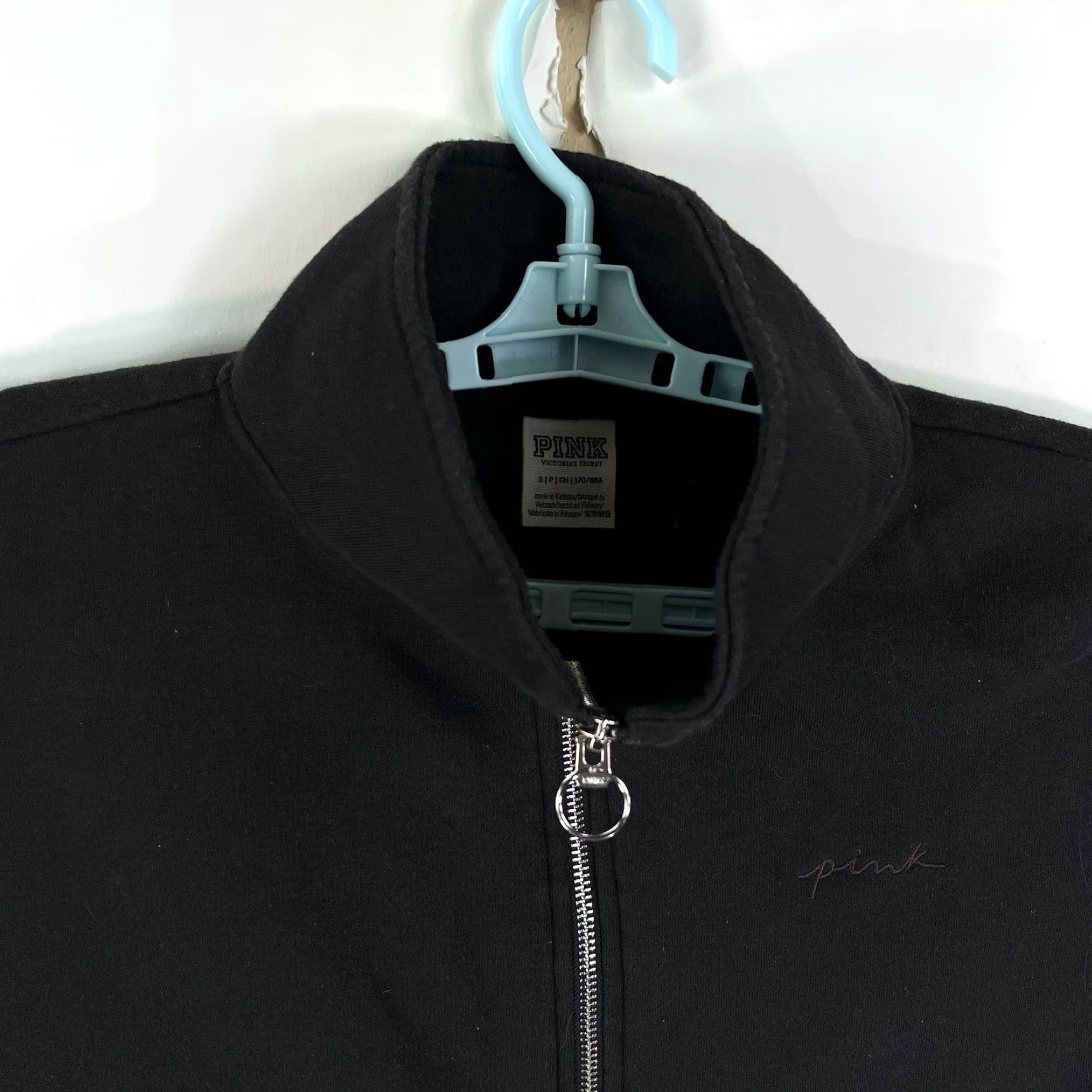 Victoria's Secret VINTAGE Victoria's Secret PINK Varsity Camo Black Half Zip Hoodie Women's Size Small Activewear Size S / US 4 / IT 40 - 4 Thumbnail