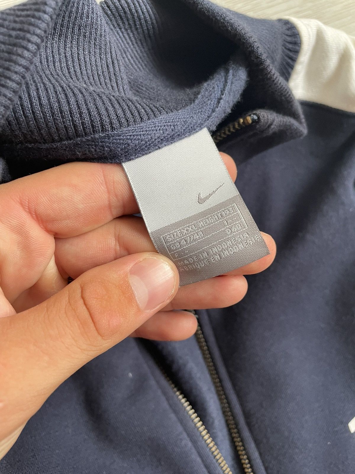 Nike × Vintage Vintage Nike Athletic Logo cotton jacket size xxl Size US XXL / EU 58 / 5 - 12 Thumbnail