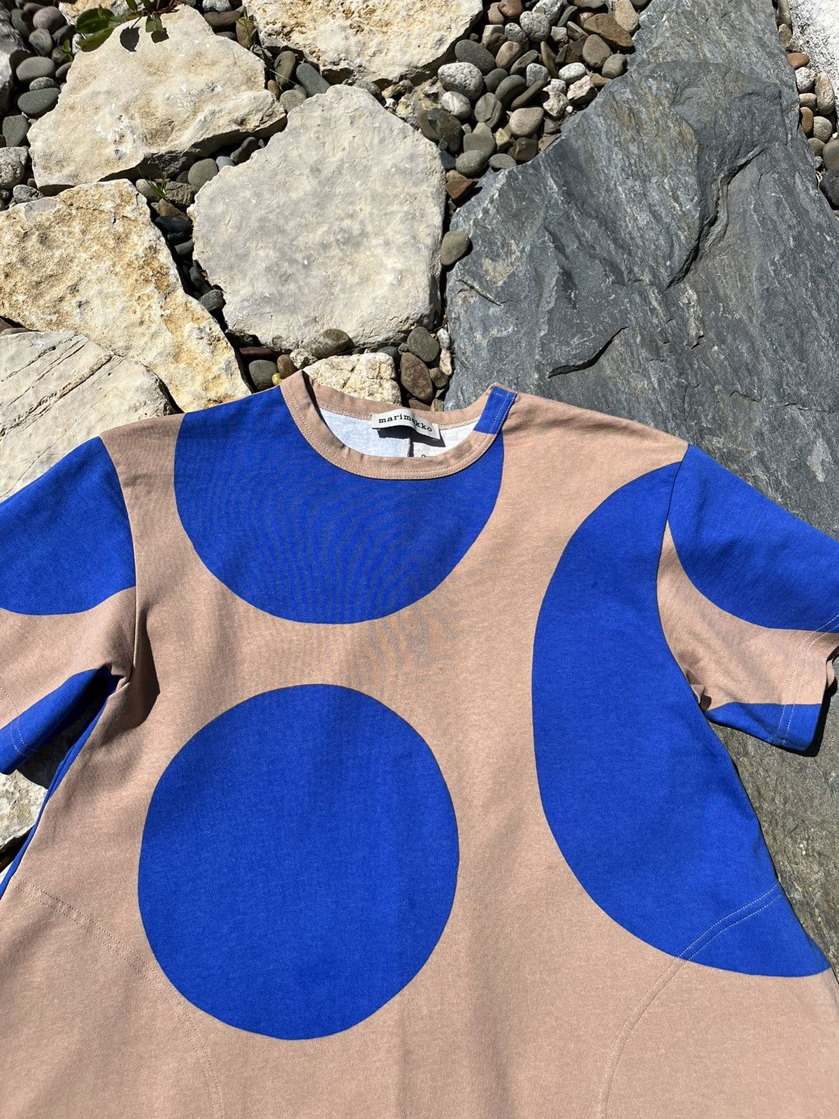 Marimekko Marimekko Tofa Klaava oversized dress tee blue polka-dot Size XXS / US 00 / IT 34 - 5 Thumbnail
