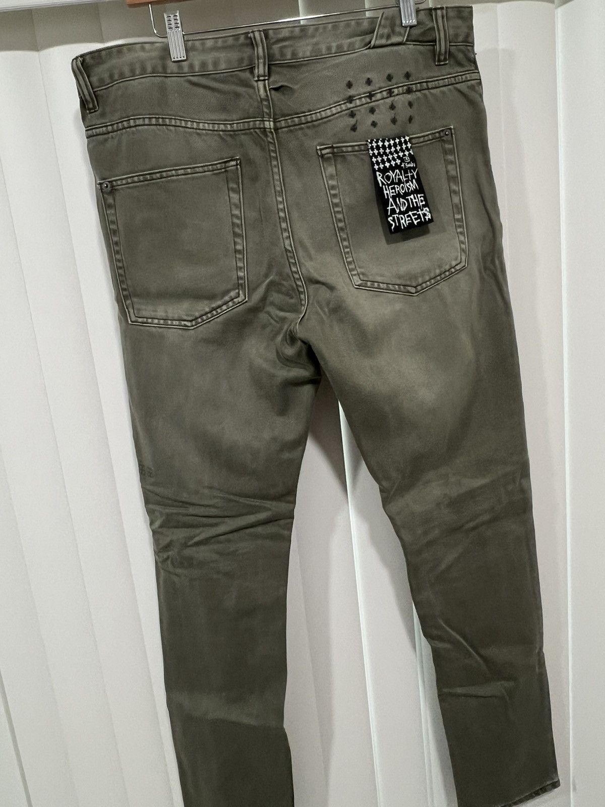 Ksubi Ksubi Chitch Denim Faded Green Size US 34 / EU 50 - 6 Thumbnail