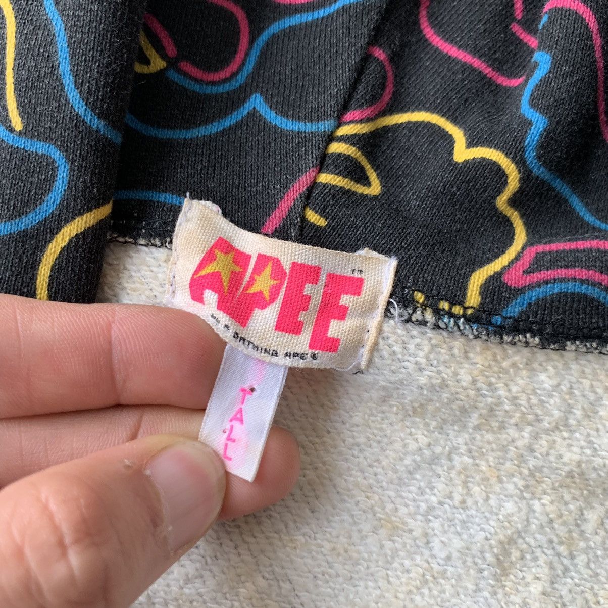 Bape Neon Camo Full Zip Hoodie Size S / US 4 / IT 40 - 6 Thumbnail