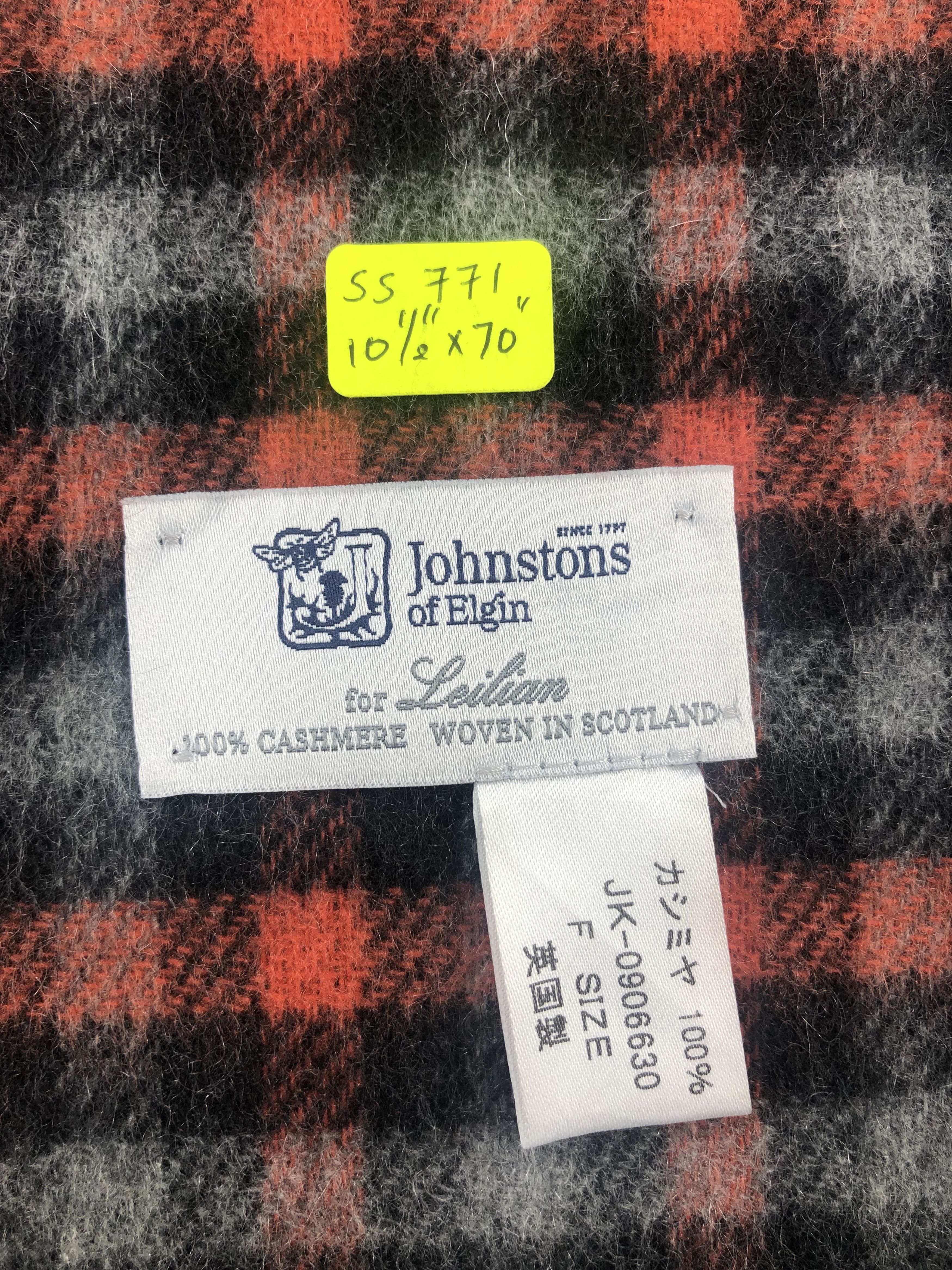 Johnstons Of Elgin Johnstons Of Elgin Cashmere Scarf / Muffler / Neckwear Size ONE SIZE - 4 Thumbnail