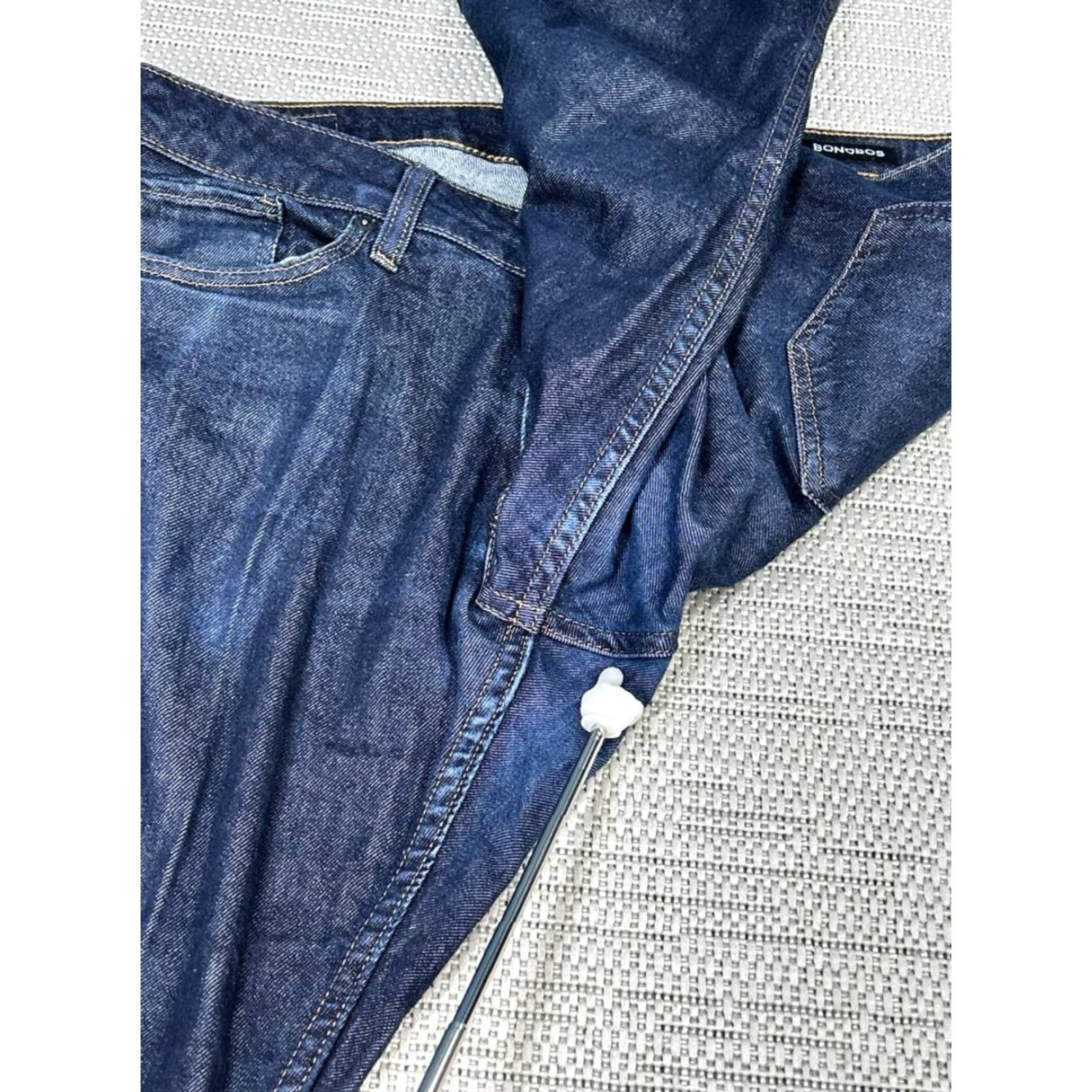 Bonobos Bonobos Jeans Mens 33 Dark Wash Denim Slim Fit 33x29 Jeans Mens Slim Bonobos Size US 33 - 2 Thumbnail